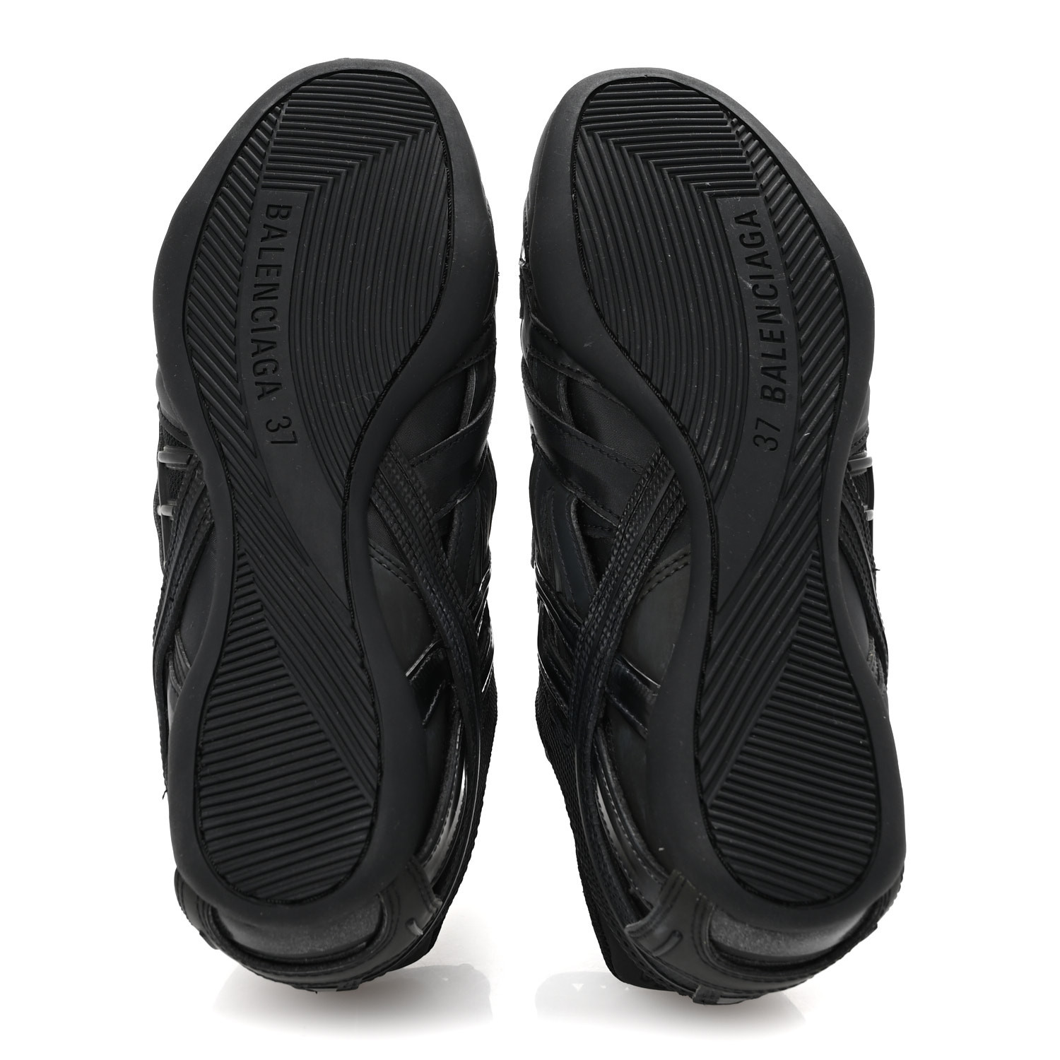 まろんページ BALENCIAGA Mesh Rubber Monocolor Womens Drive Sneakers 37