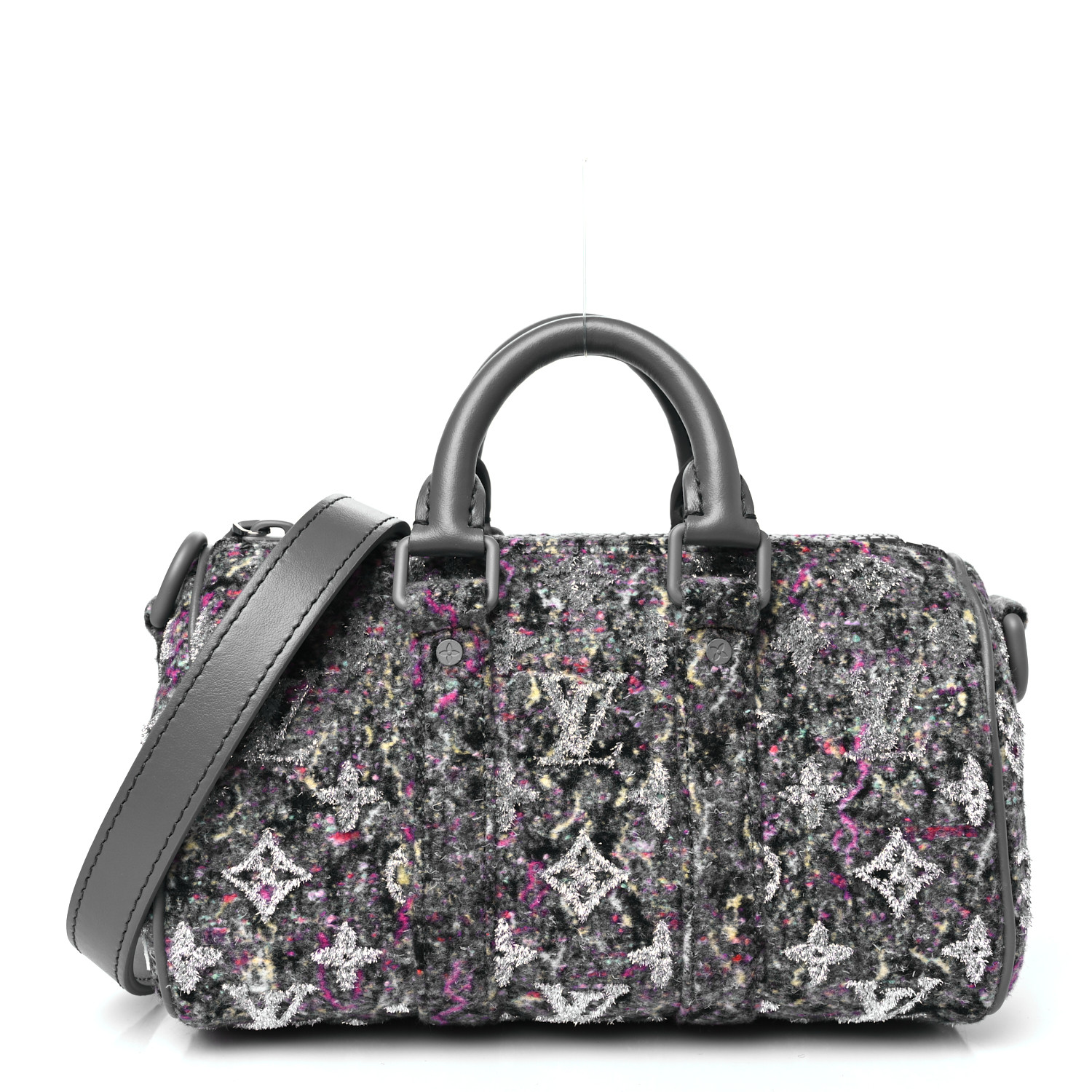 LOUIS VUITTON Wool Keepall XS Multicolor 1681072 | FASHIONPHILE