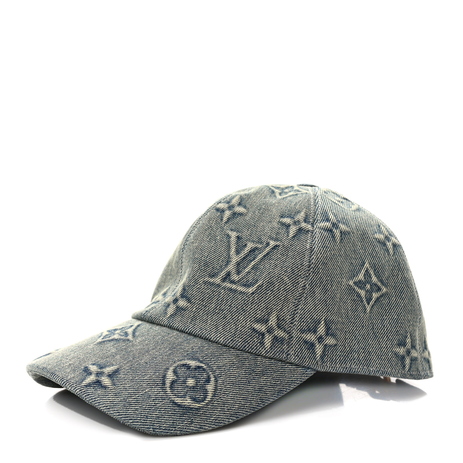 1年通して大活躍☆Louis Vuitton☆Monogram Washed Denim Cap LOUIS VUITTON Monogram Washed Denim Cap M Blue 1487919