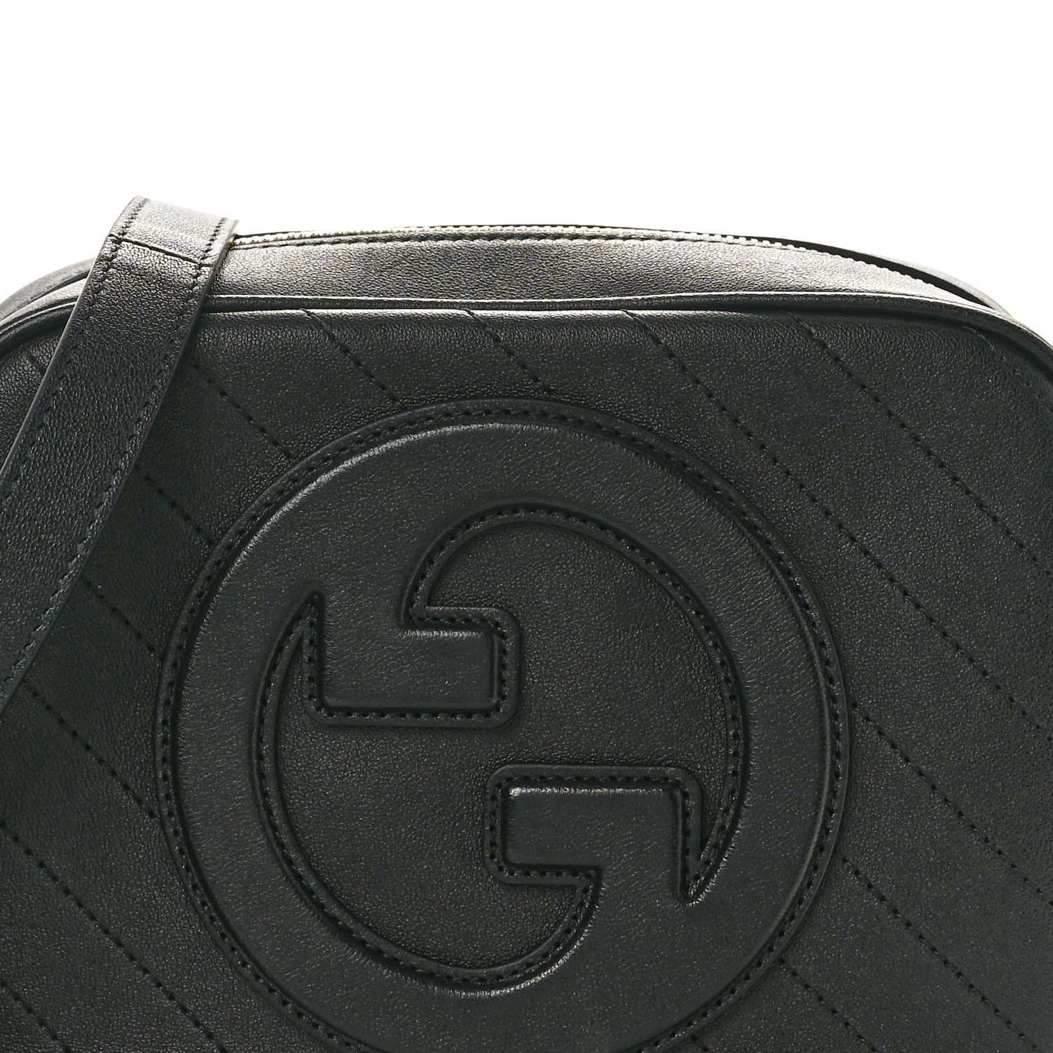 【GUCCI】SAKAI Blondie Diagonal Stitch Shoulder Bag Black GUCCI Sakai Be Green Calfskin Diagonal Stitched Mini Blondie