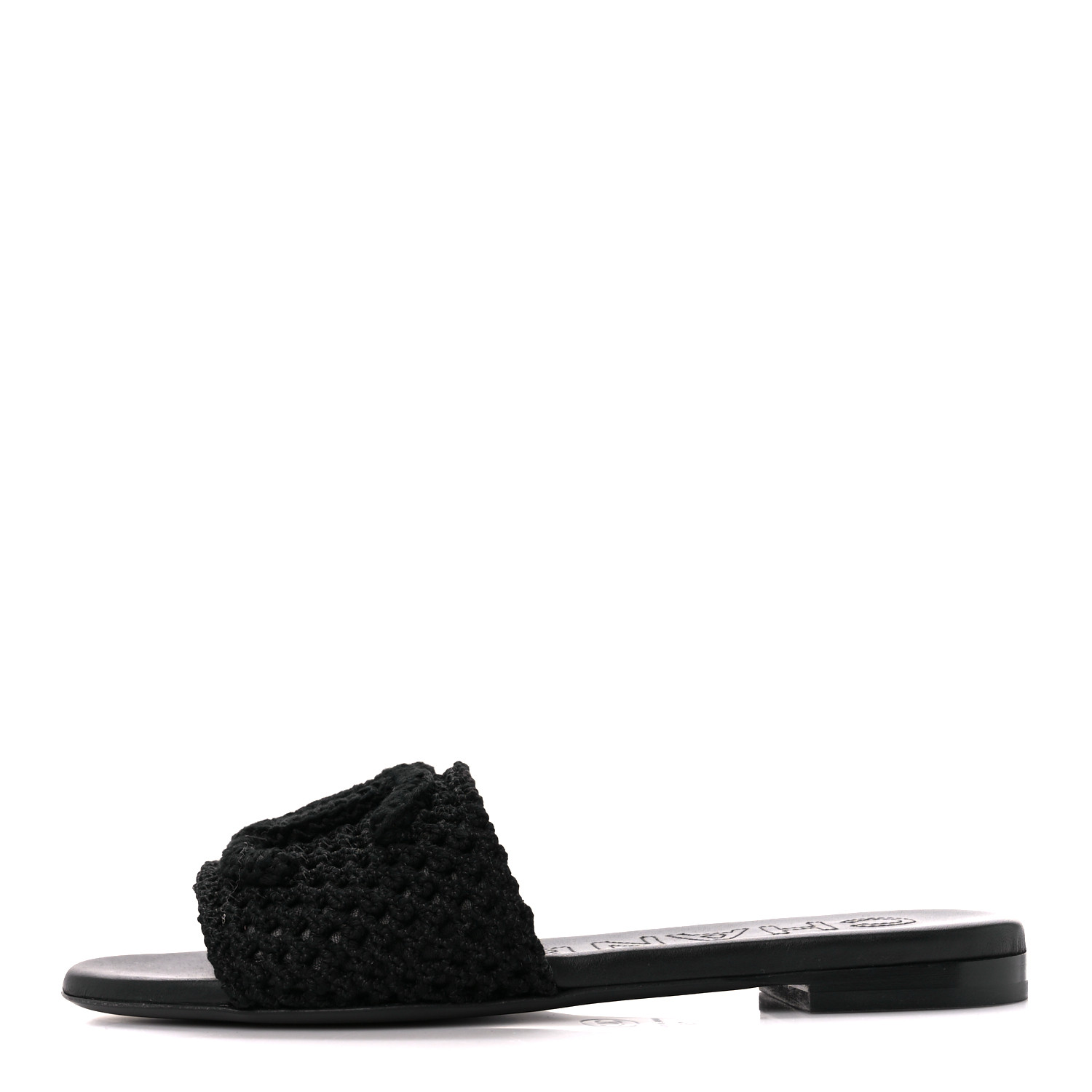 [CHANEL]★Crochet Mule Sandals CHANEL Crochet CC Mules Sandals 36.5 Rose 1652614 | FASHIONPHILE