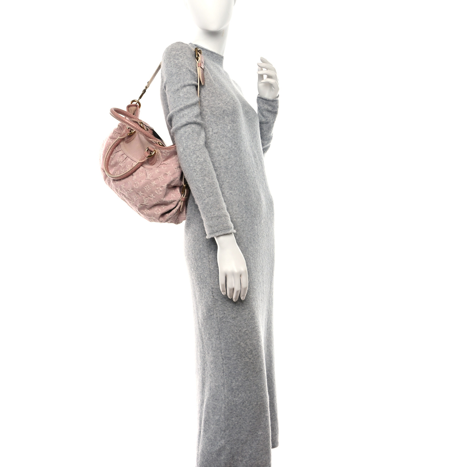 LOUIS VUITTON Denim Neo Cabby MM Rose 1454444 | FASHIONPHILE