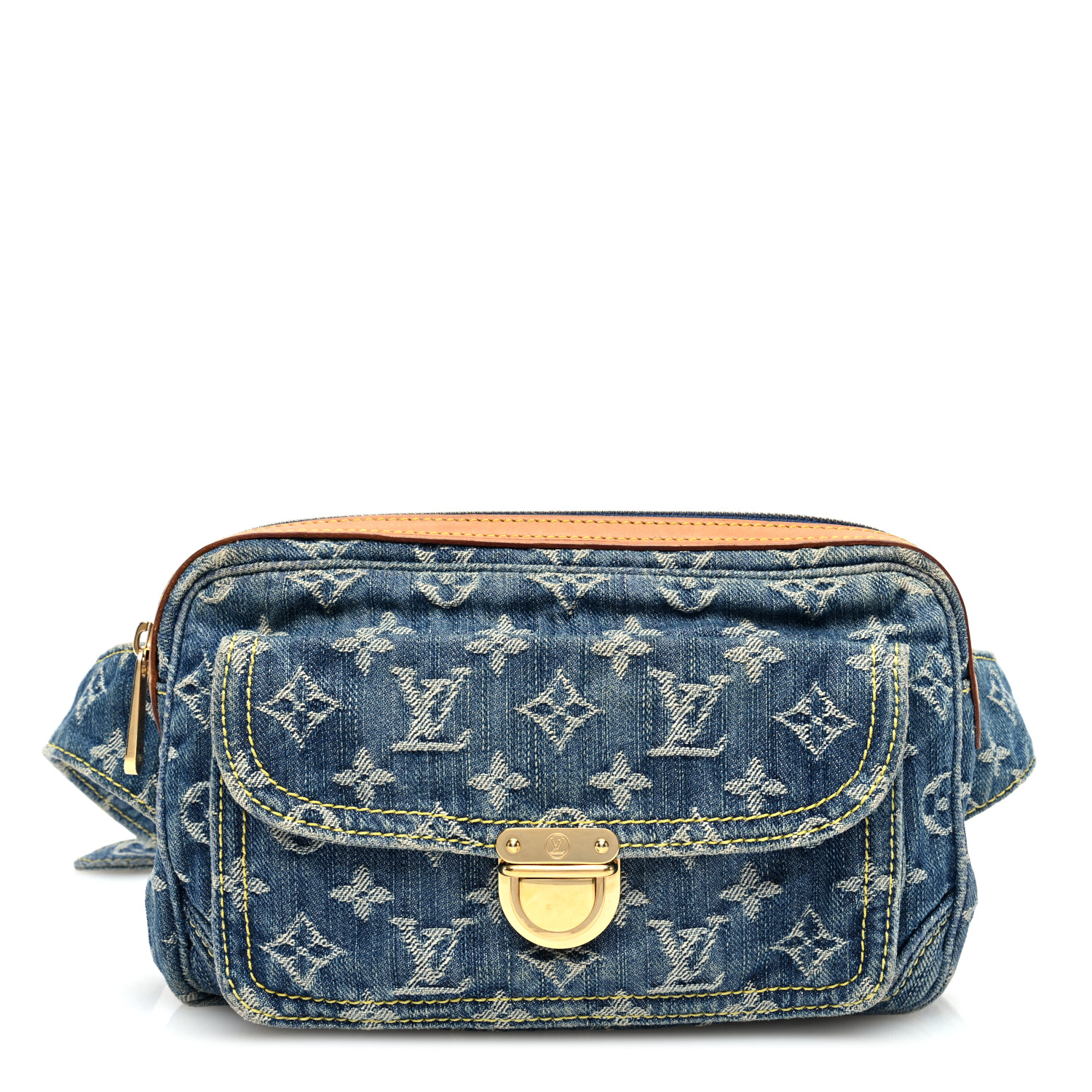 残り1点★送料無料！【LOUIS VUITTON】Bumbag Monogram Denim Amazon.com: Louis Vuitton, Pre-Loved Monogram Denim Bumbag