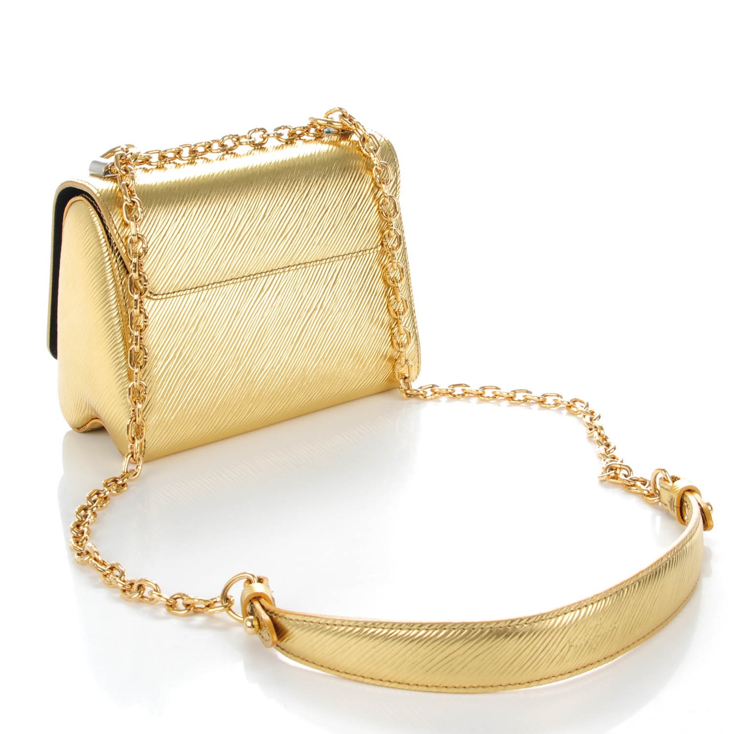 LOUIS VUITTON Epi Twist Shoulder Bag PM Gold 146430