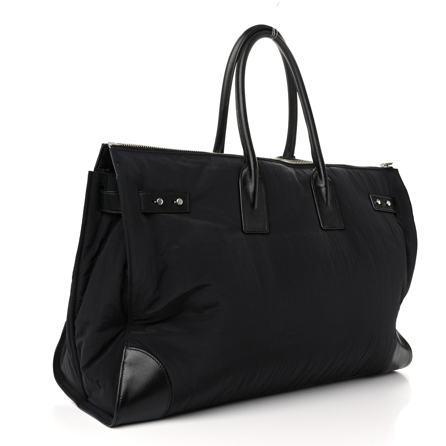 【SAINT LAURENT】SAC DE JOUR DUFFEL BAG sac de jour 48h duffle bag in grained leather | Saint