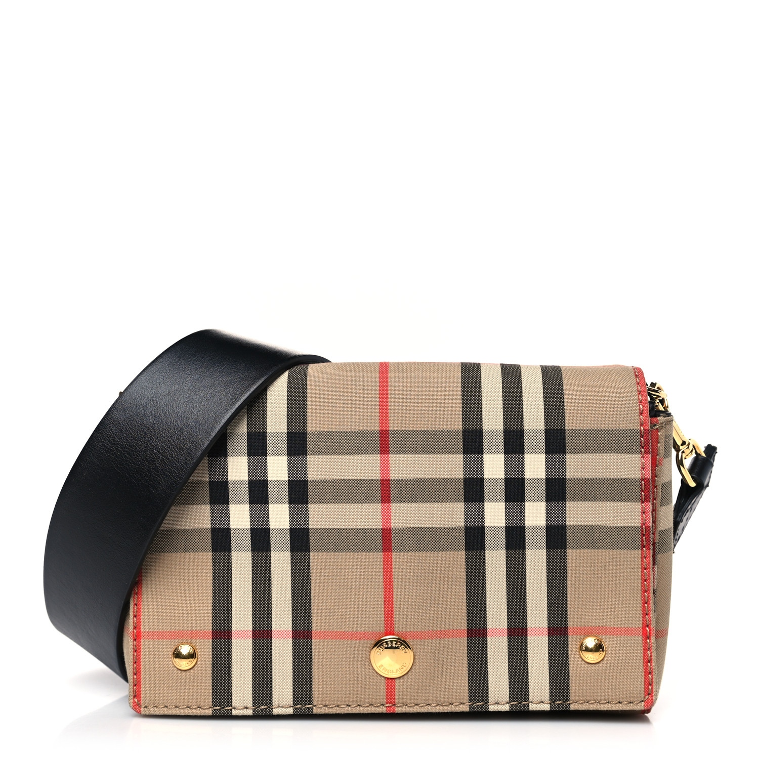 ☆人気☆【BURBERRY】☆VINTAGE CHECK Wallet Ba.g☆バッグ☆ Burberry Archive Beige Ladies Vintage Check Fold-Over Top