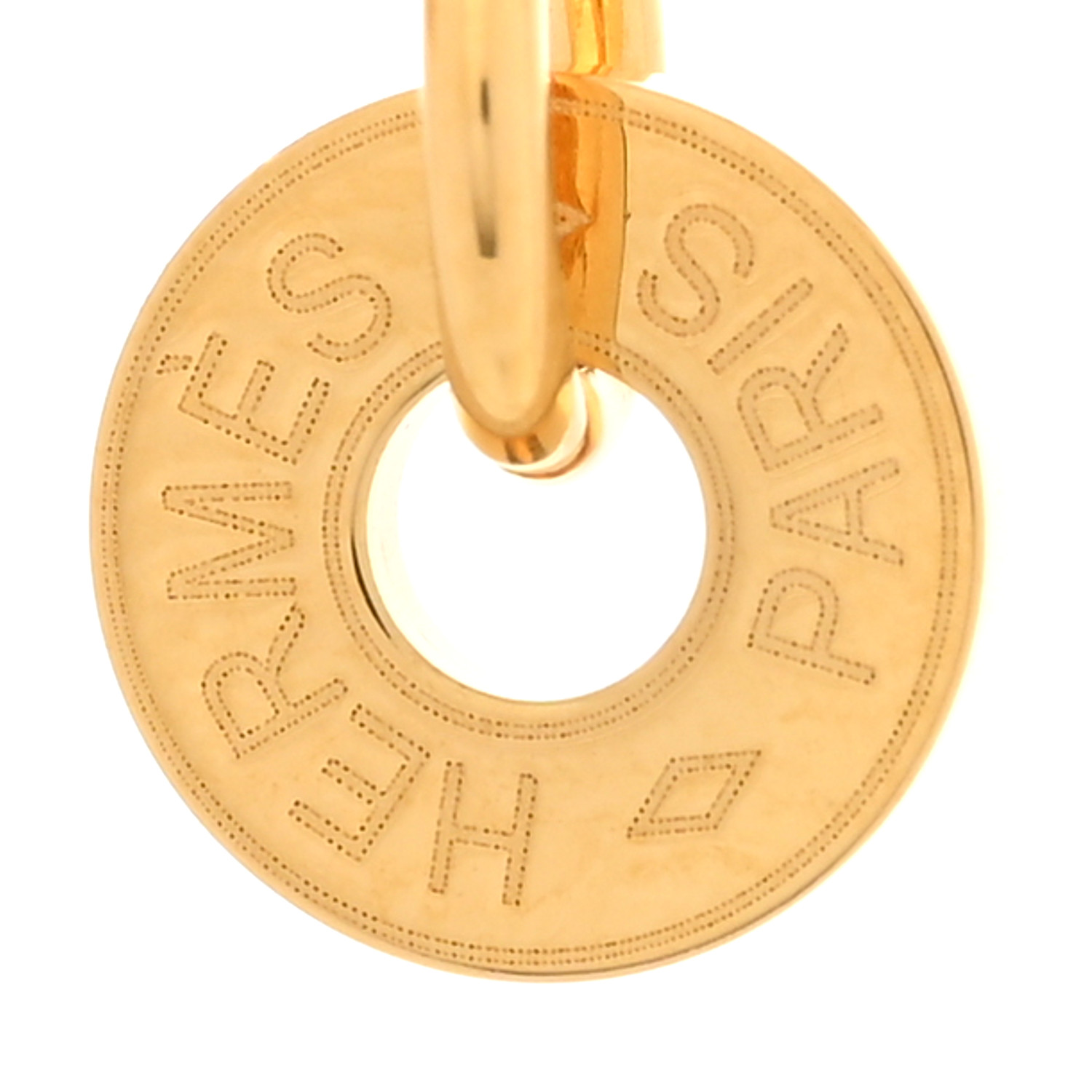 HERMES Swift Cor H Pendant Necklace Mauve 1392231 | FASHIONPHILE
