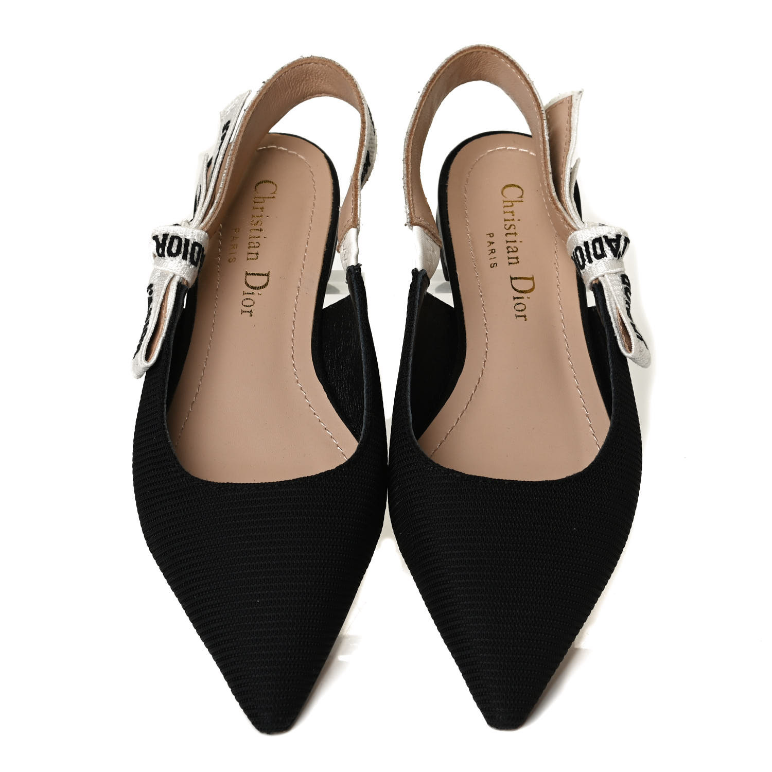 CHRISTIAN DIOR Technical Fabric Ribbon J'Adior Sling-Back Ballet