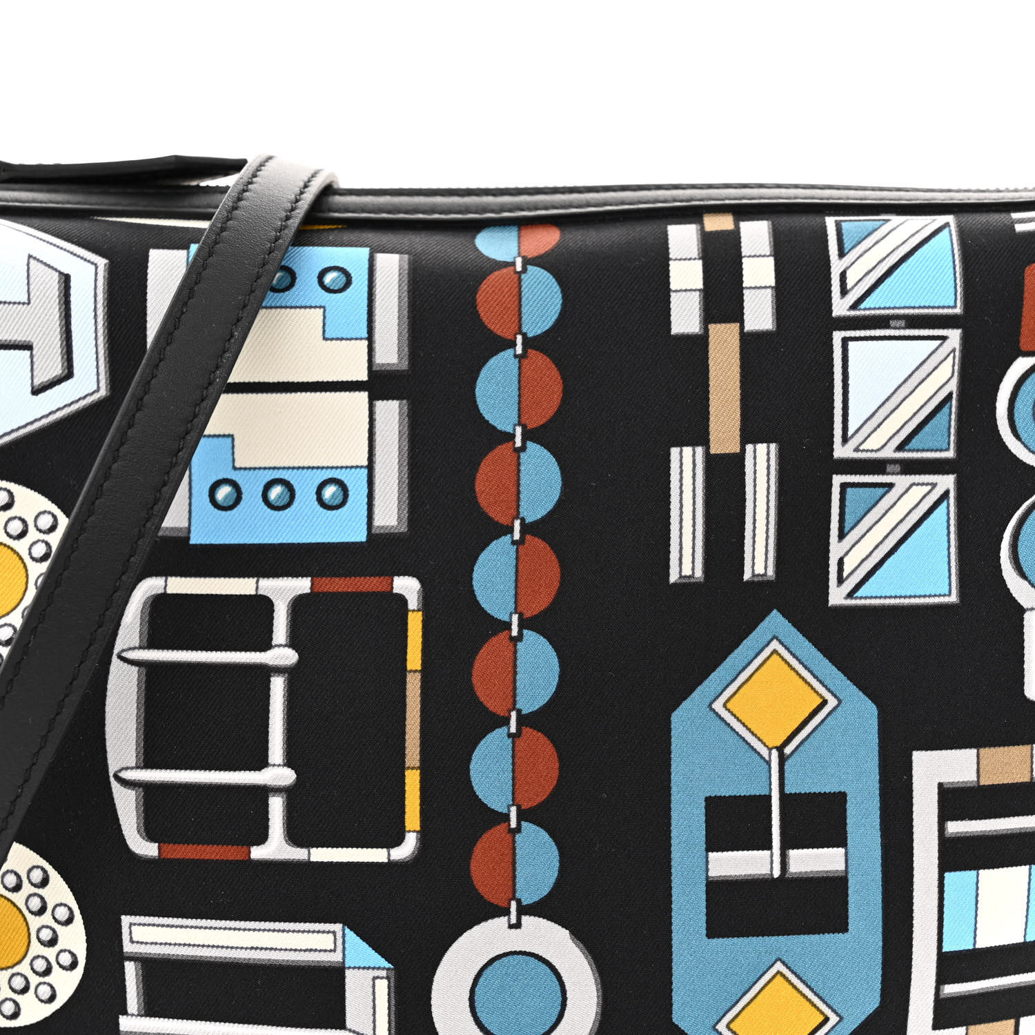 【Bleu Marine / Craie / Noir】HERMES Sursoie To Go バッグ HERMES Silk Sursoie To Go Pouch Bleu Marine Craie Noir