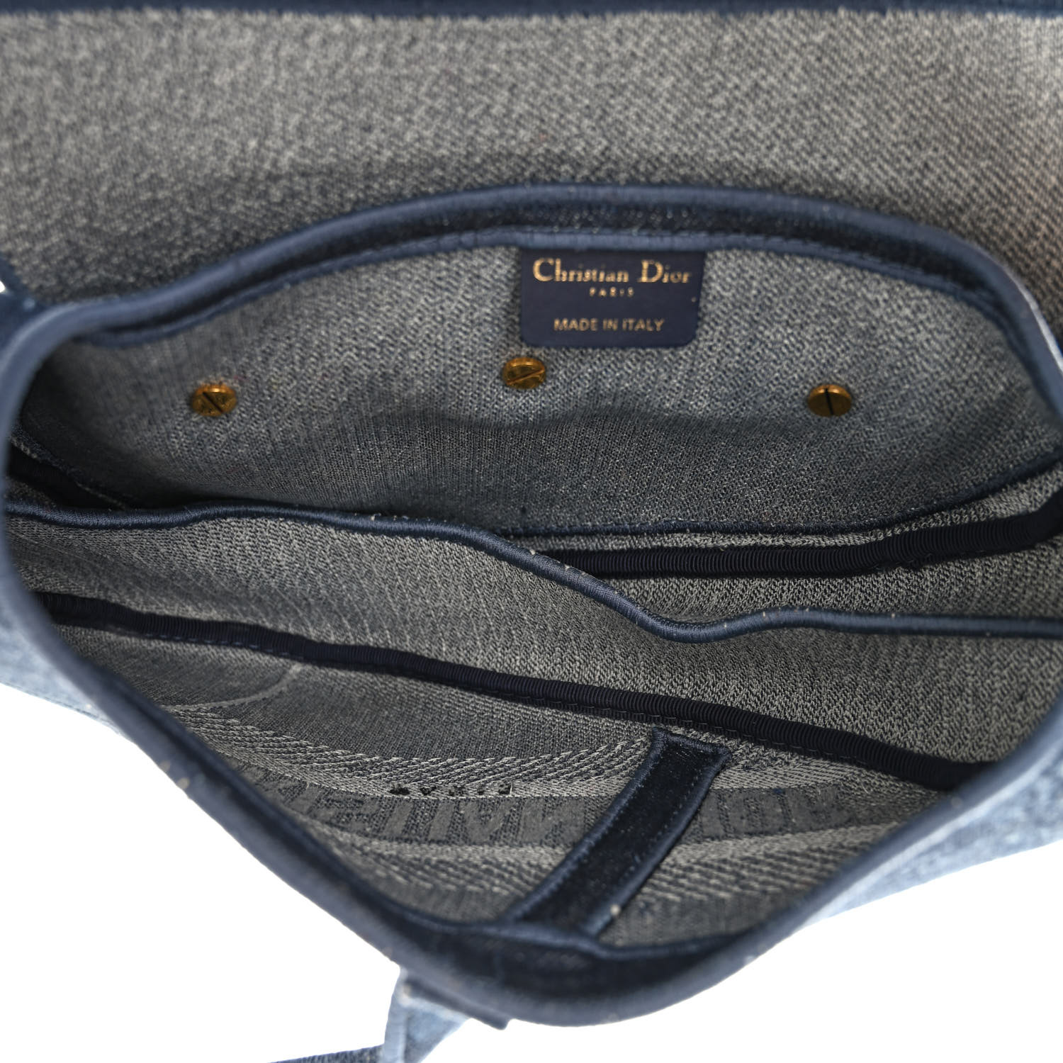 バッグ Christian Dior Denim Floral CD Logo Bag Christian Dior Denim Floral CD Logo Trotter Shoulder Bag