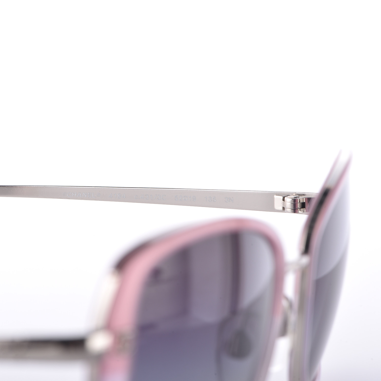 ◾️Chjl G◾️ CHANEL Metal CC Sunglasses 4184 Pink 478004 | FASHIONPHILE