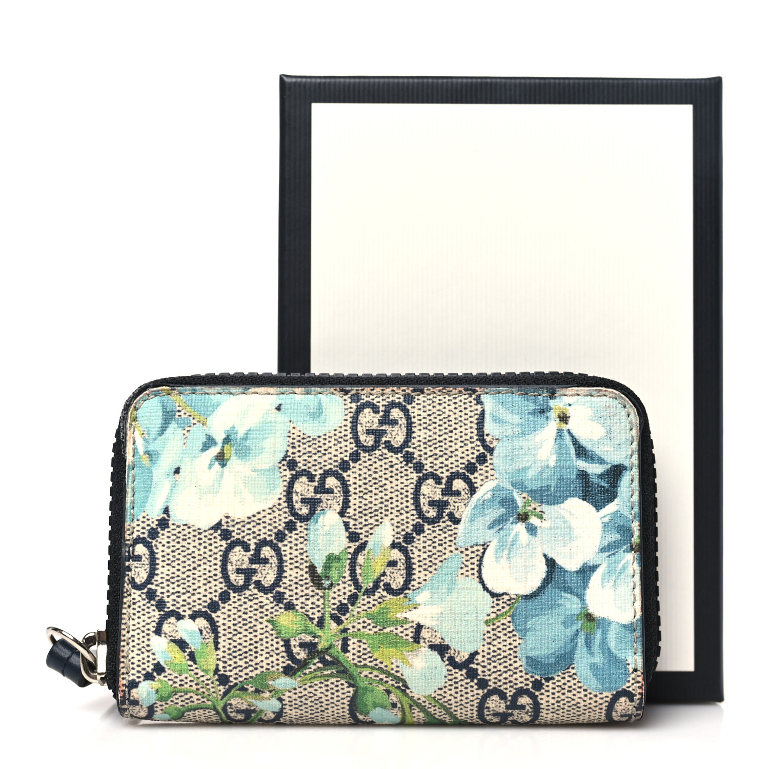 【国内発送】GG Supreme Zip Around Wallet NEW GUCCI GG Supreme Canvas Black /Grey Tiger Print Zip