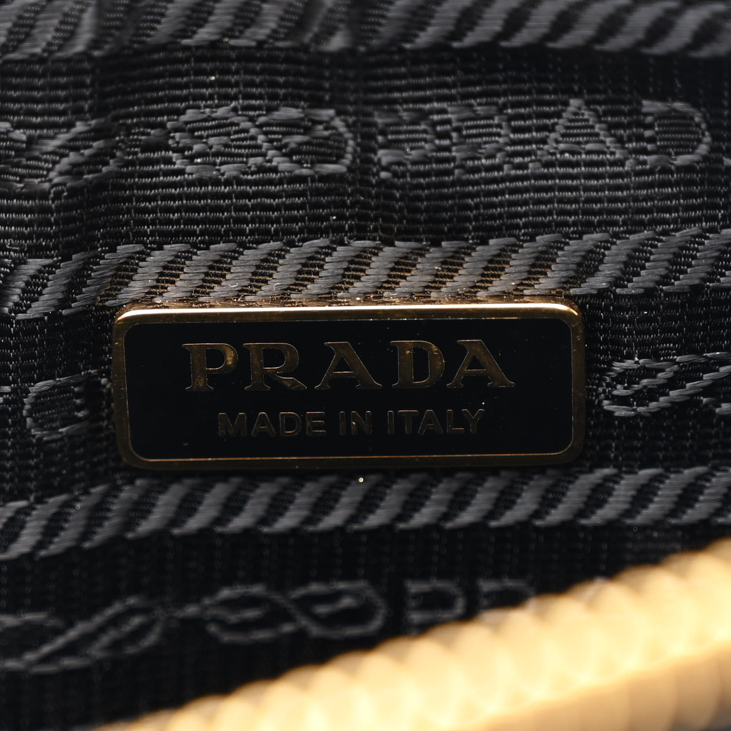 PRADA パーティーバッグ 黒と白の模様 Prada - Prada Moon Re-nylon and Leather Bag | HBX - Globally