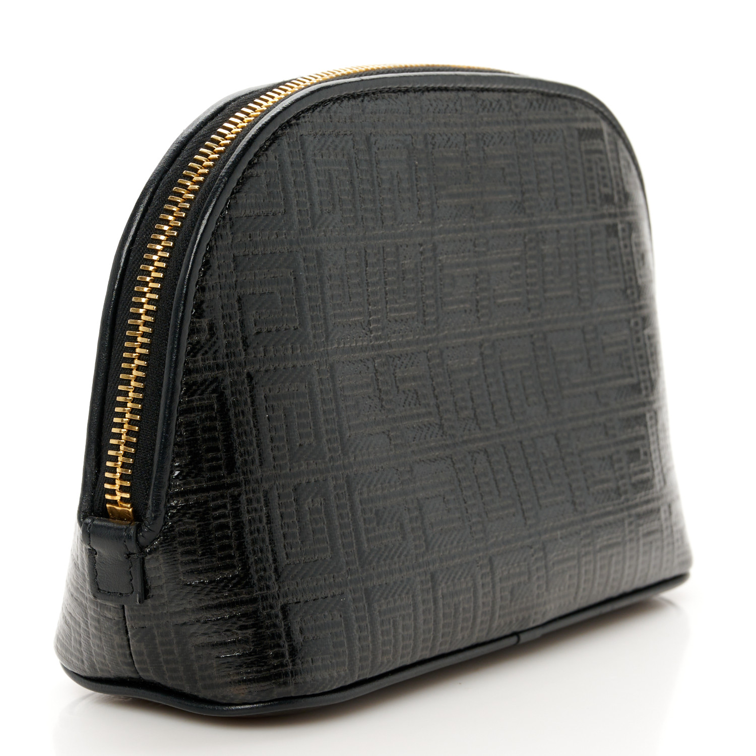 givenchy ジバンシー GIVENCHY Coated Canvas Logo 4G Embossed Cosmetic Pouch Black