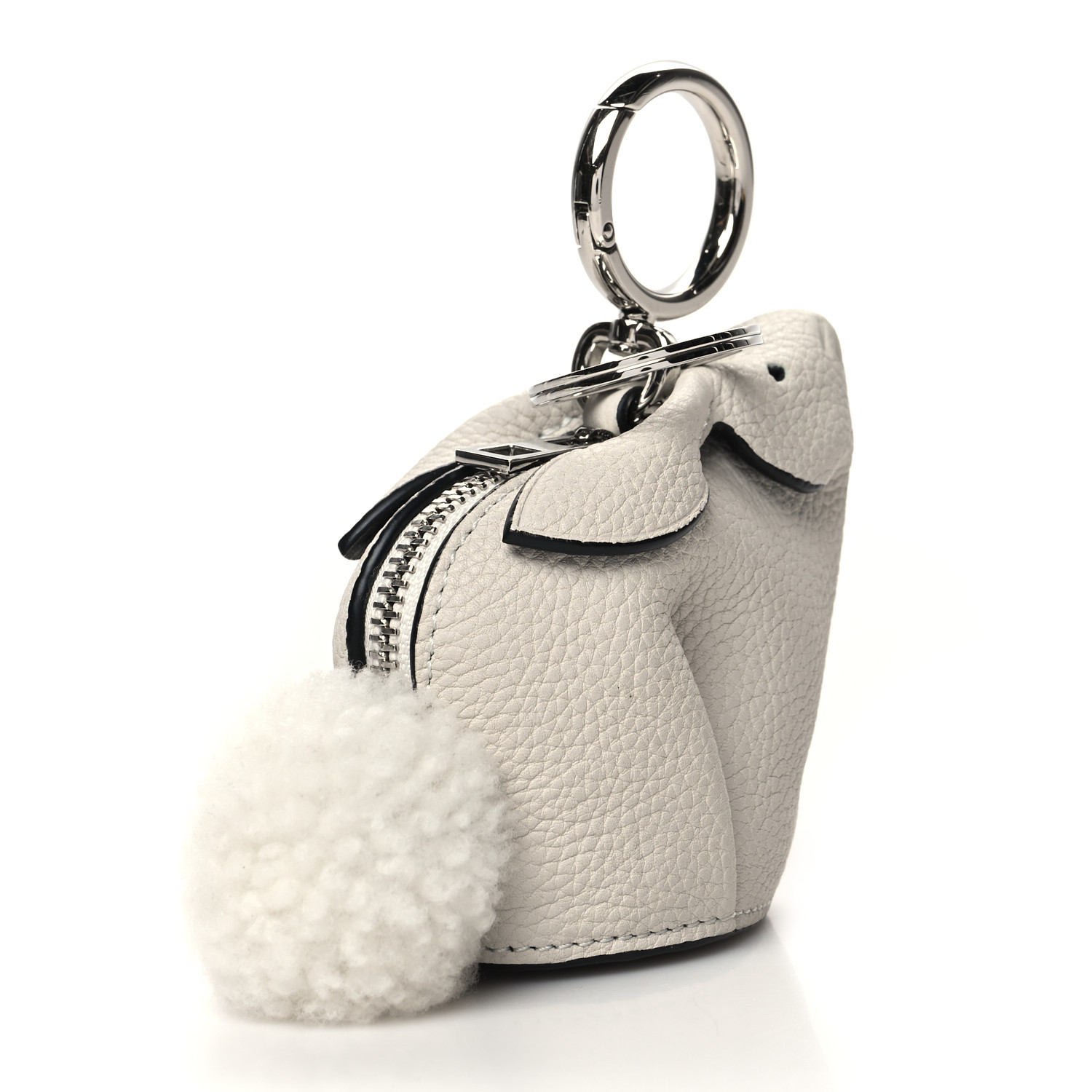 LOEWE 阪急百貨店購入 BUNNY CHARM バニーチャーム LOEWE Calfskin Bunny Charm Soft White 1214089 | FASHIONPHILE