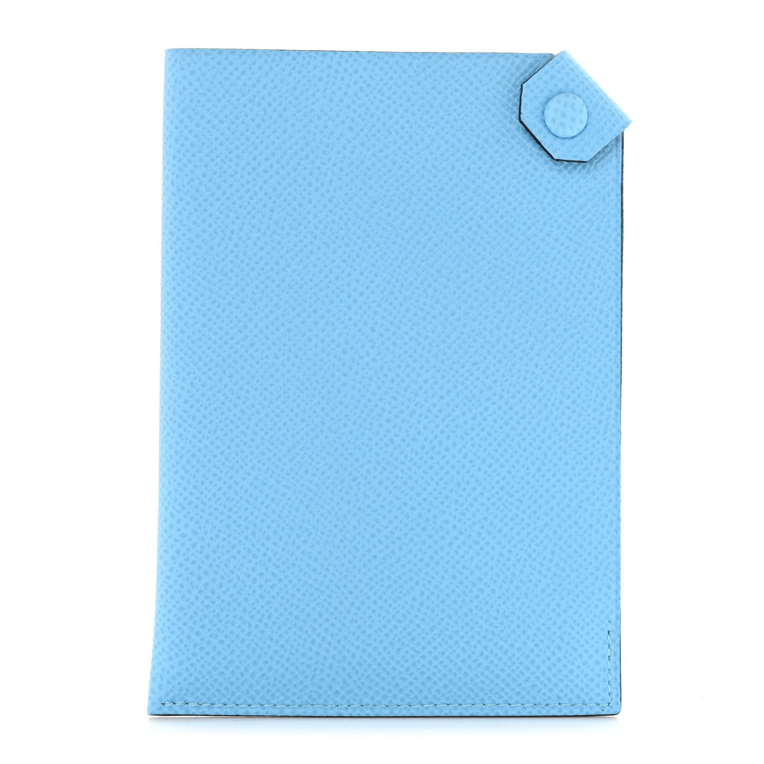 HERMES Epsom Tarmac PM Passport Holder Celeste 1213608