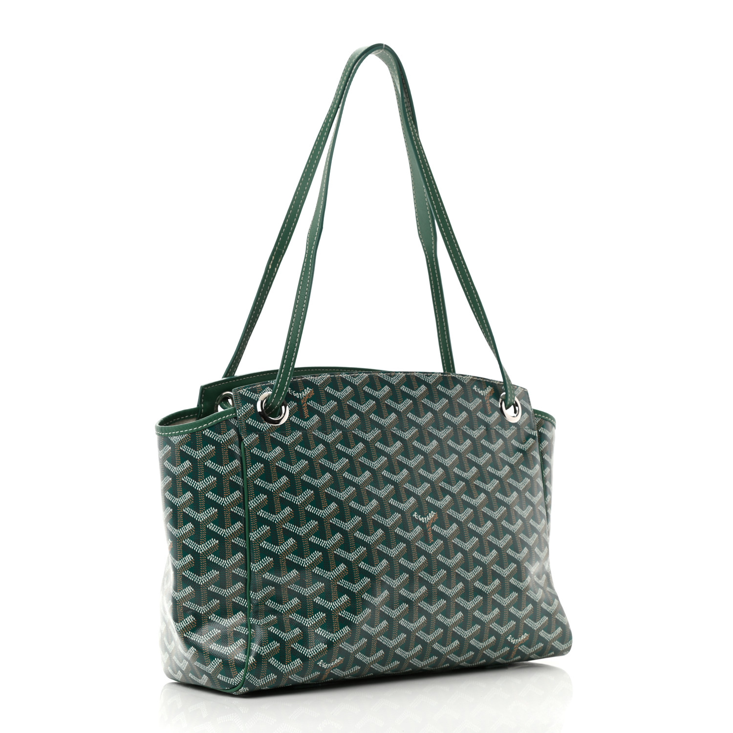 ◇SHUYEN BAG◇ Bag in bag / GOYARD・ROUETTE PM サイズ用 Goyard Navy Blue Goyardine Coated Canvas Sac Rouette PM