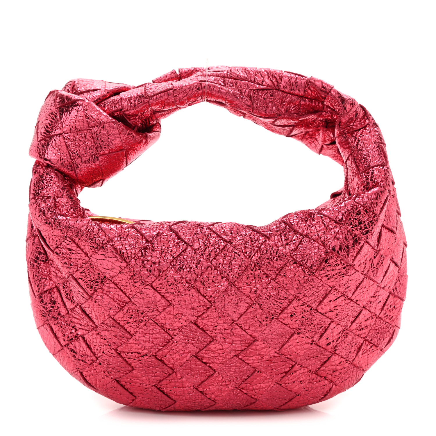 BOTTEGA VENETA Metallic Nappa Intrecciato Mini Jodie