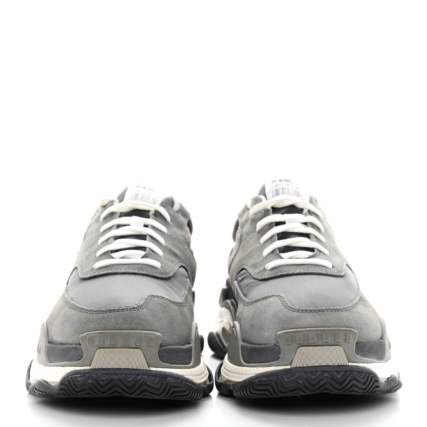 【BALENCIAGA】Triple S 2.0 NY 'Grey' Balenciaga Triple S Clear Sole Grey Men's - 541624W09O11705 - US