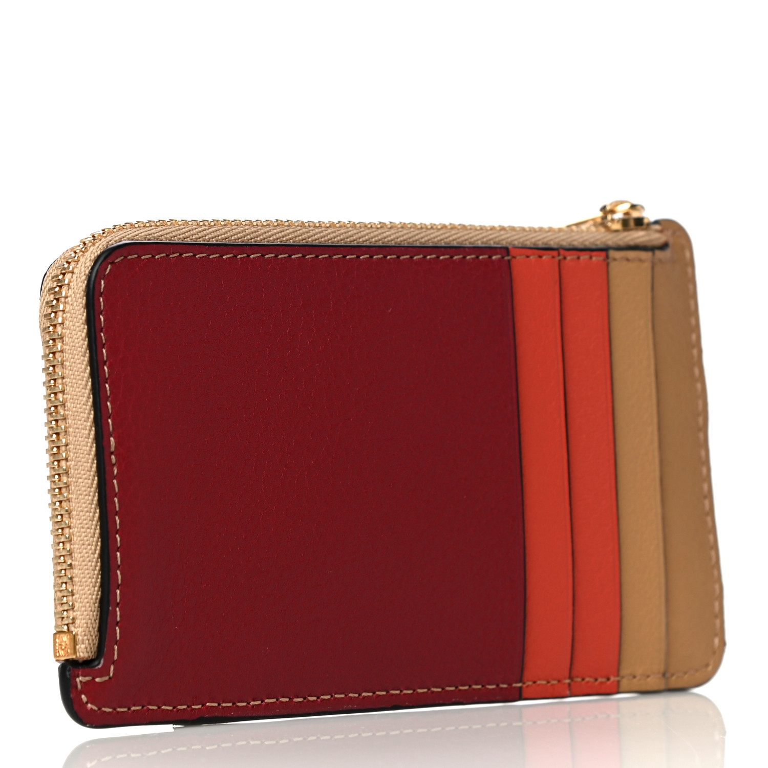 財布・小物その他 LOEWE Tiziano Red Leather Card Holder Coin cardholder in classic calfskin Red - LOEWE
