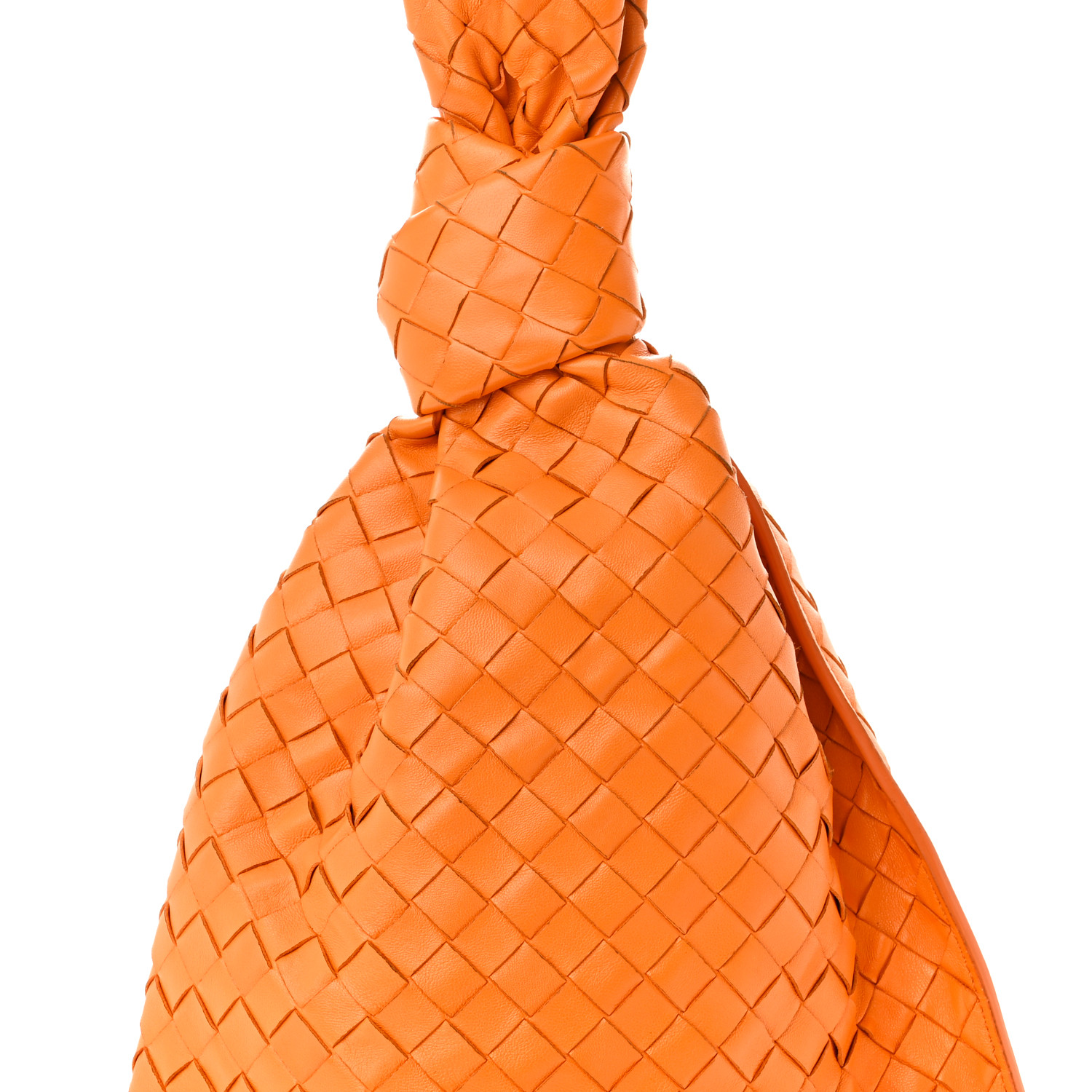 BOTTEGA VENETA Nappa Intrecciato BV Twist Orange 1416033