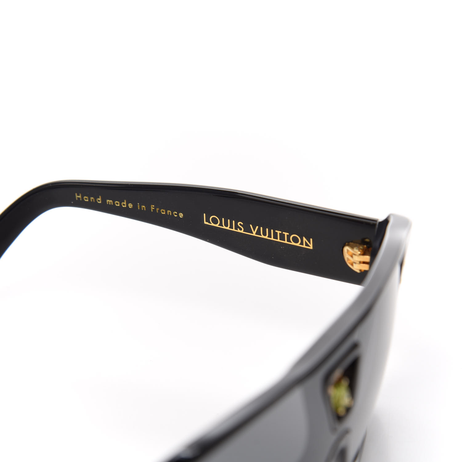 LOUIS VUITTON Acetate Peridot Bindi Sunglasses Z0063W Black