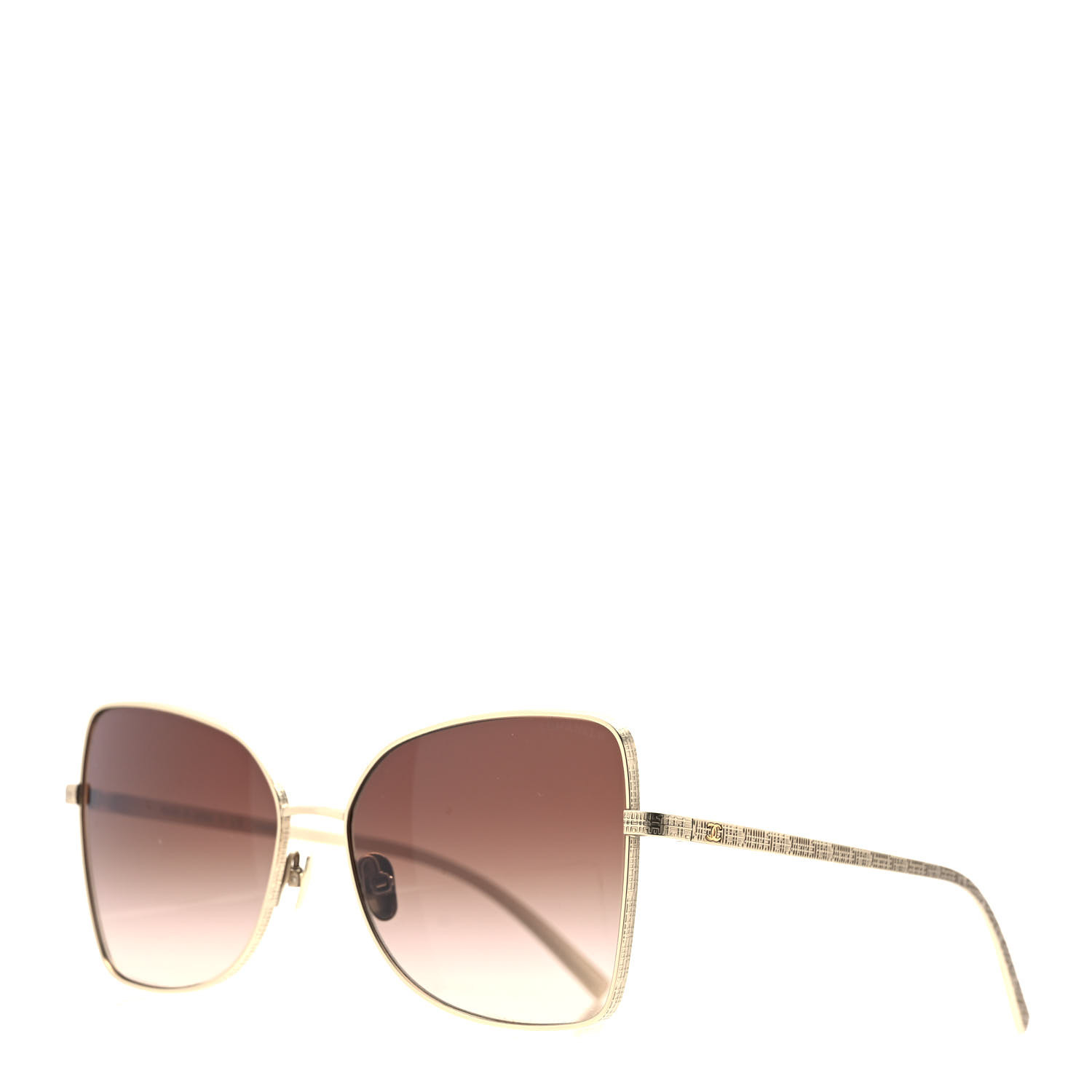 CHANEL Metal Butterfly Sunglasses 4263-T Gold Pink 1166579