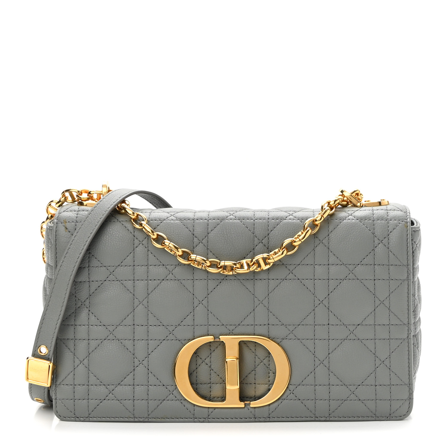 【ヴィンテージ】Rank:S☆Dior Gray Caro Small Cannage バック BUYMA VINTAGE 中古 【ヴィンテージ】Rank:S☆Dior Gray Caro
