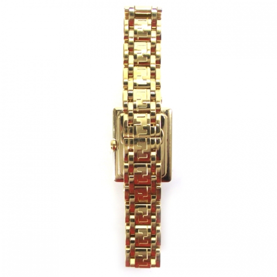 正規品　FENDI 056-320L-103アナログ ゴールド　18K　10mm Forever Fendi Watch Black-gold Forever 29 Mm - with FF Logo