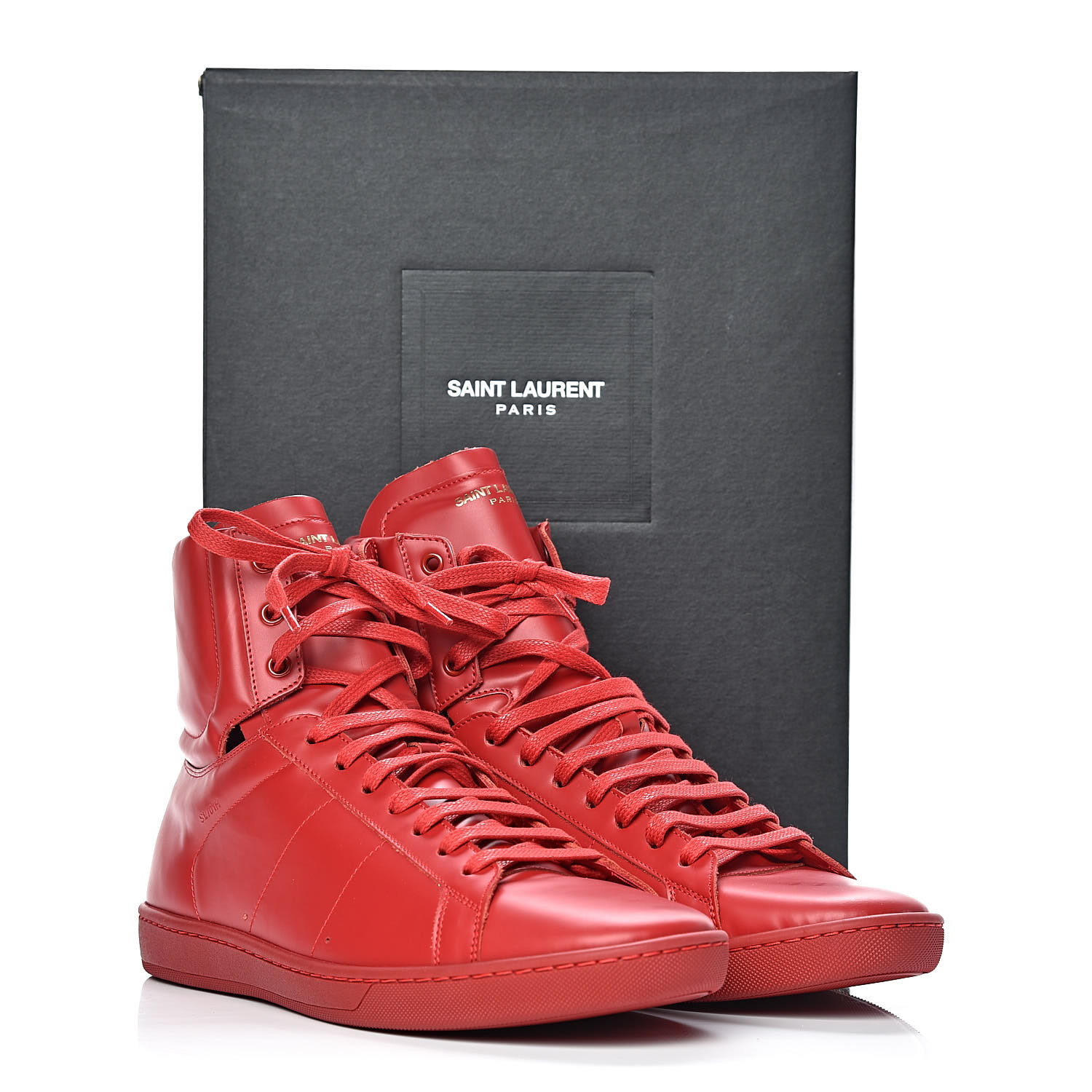 SAINT LAURENT Calfskin Mens Court Classic SL/01H High Top