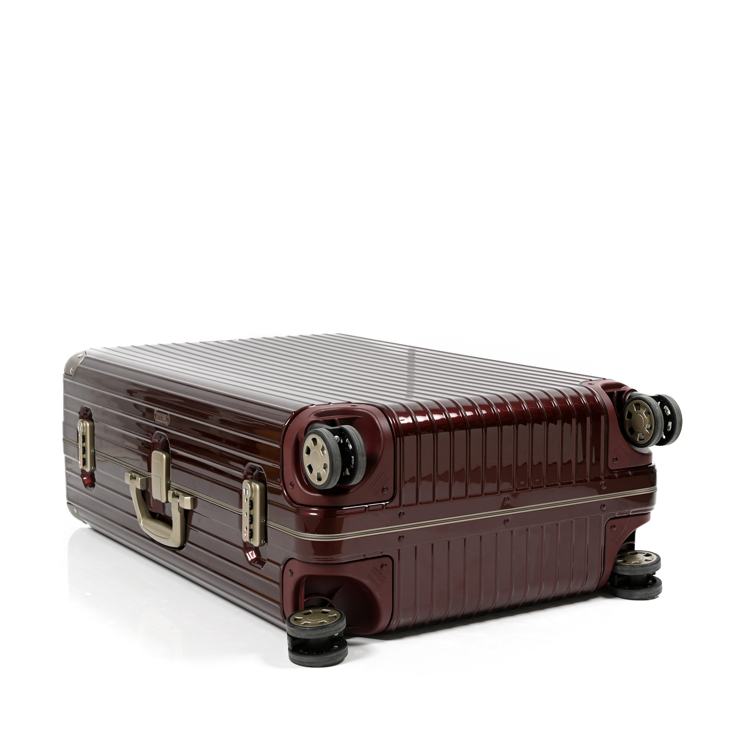【タイショウ】RIMOWA Limbo Carmona Red 98L RIMOWA Gloss Polycarbonate Aluminum Limbo 73 Carmona Red