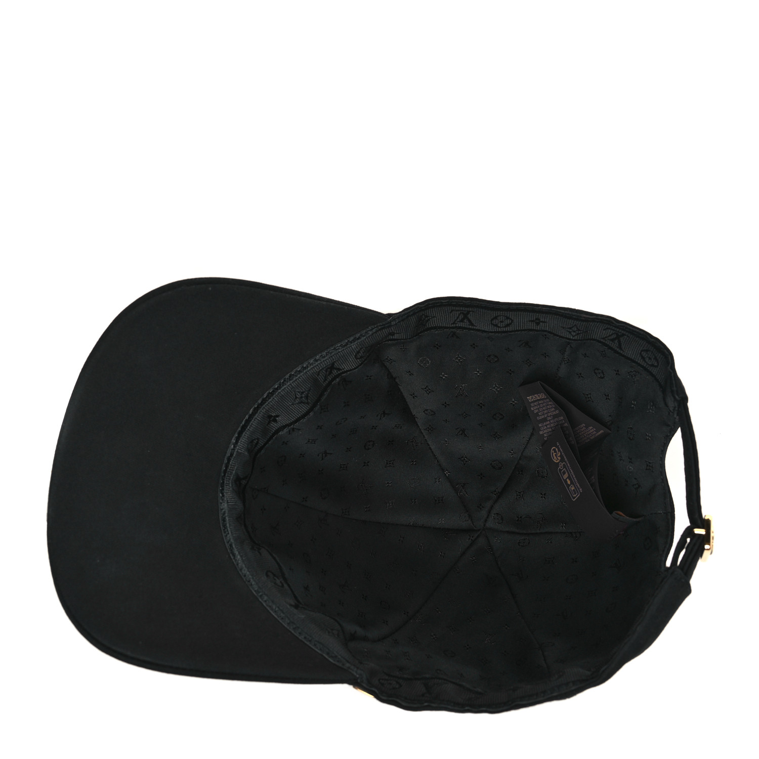 LOUIS VUITTON Monogram Cap Black 1421212 | FASHIONPHILE