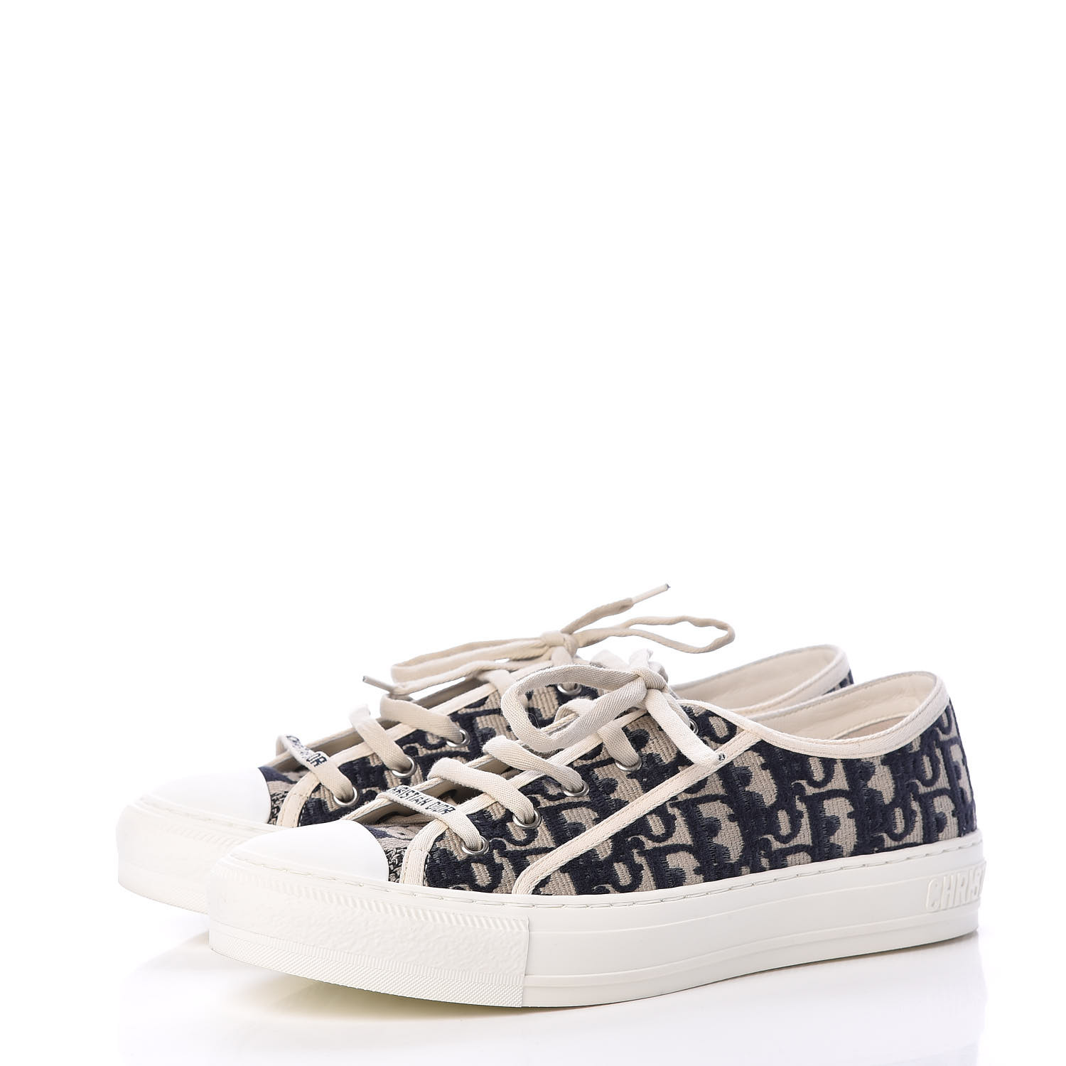 DIOR ワイトレックトラウサ 411P11A5132 9000 CHRISTIAN DIOR Canvas Oblique Walk'N'Dior Low Top Sneakers