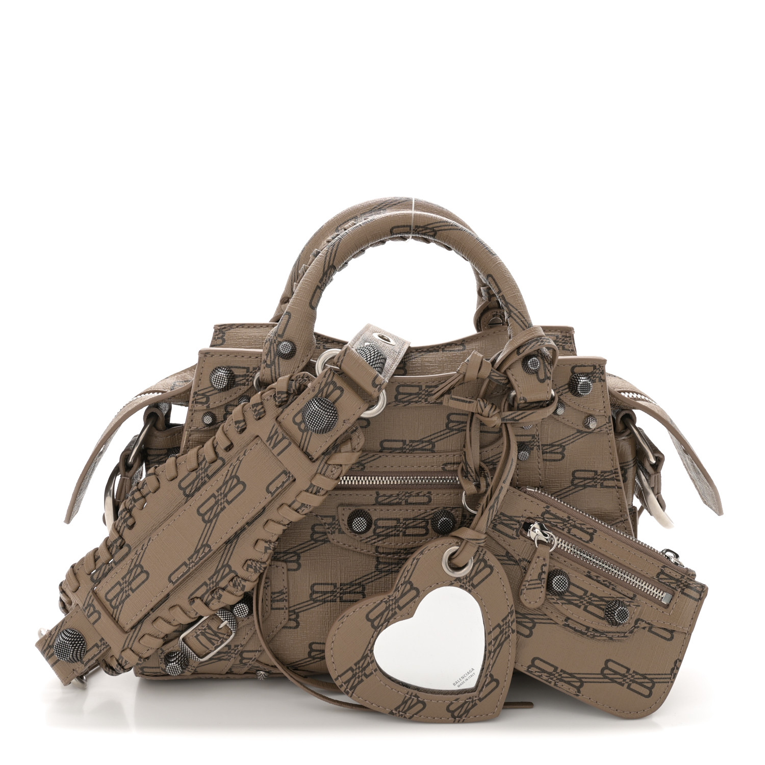 数量限定 【送料関税込】 Balenciaga Neo Cagole XS TOTE bag BALENCIAGA Coated Canvas BB Monogram Neo Cagole Handbag XS