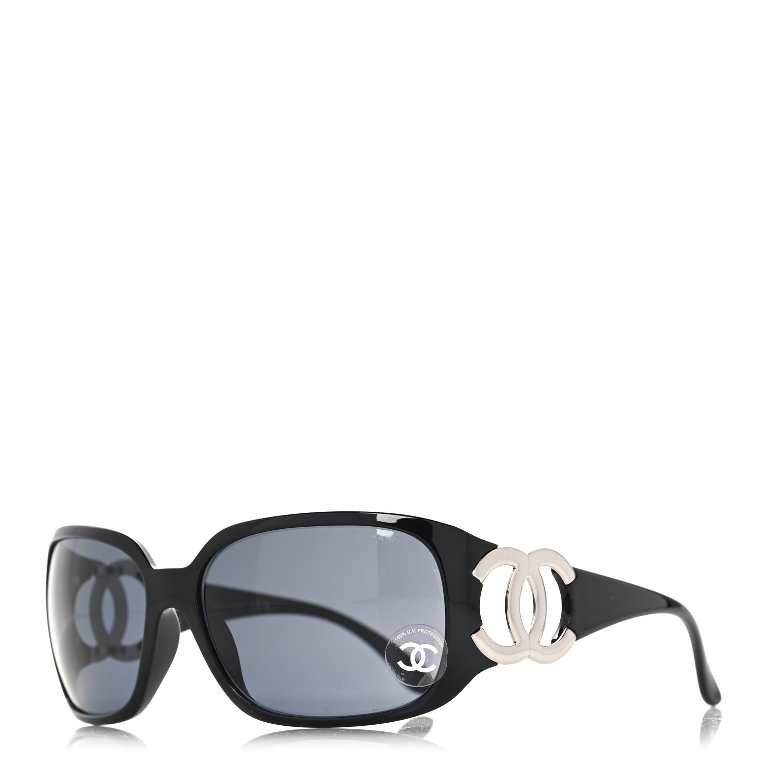 CHANEL サングラス 6014 Chanel Black Metal CC Logo Sunglasses 6014 | Yoogi's Closet