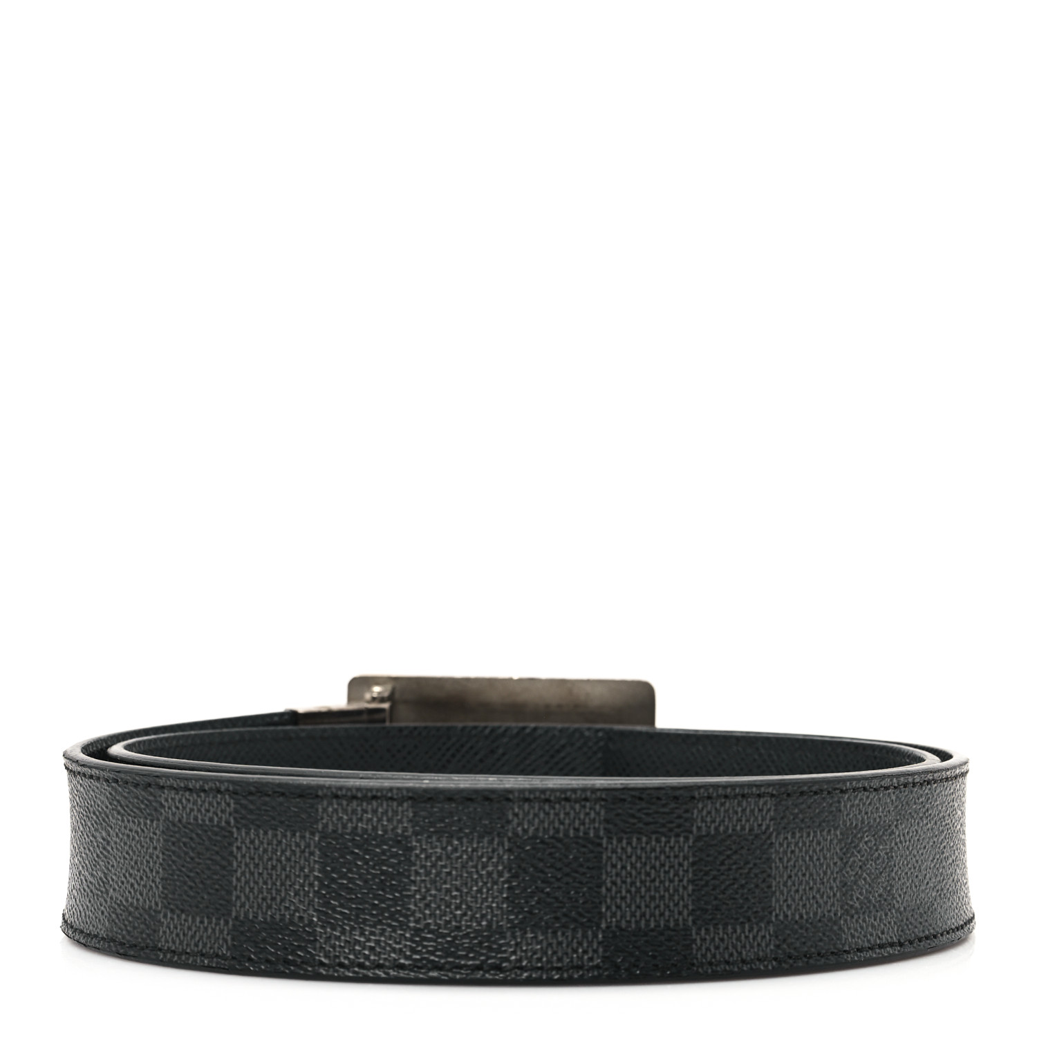 LOUIS VUITTON Damier Graphite 35mm LV Inventeur Reversible