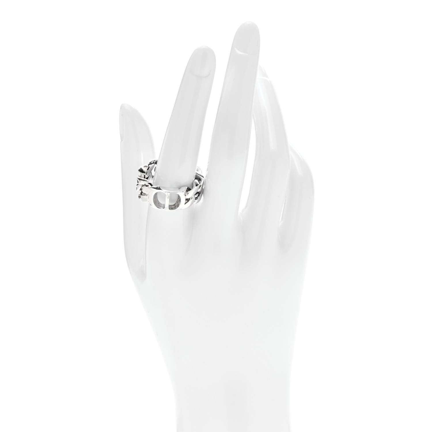 【大人気】DIOR CDダイヤモンド バングル Ag925 アイコン CD Icon Earrings Silver and White Crystals | DIOR