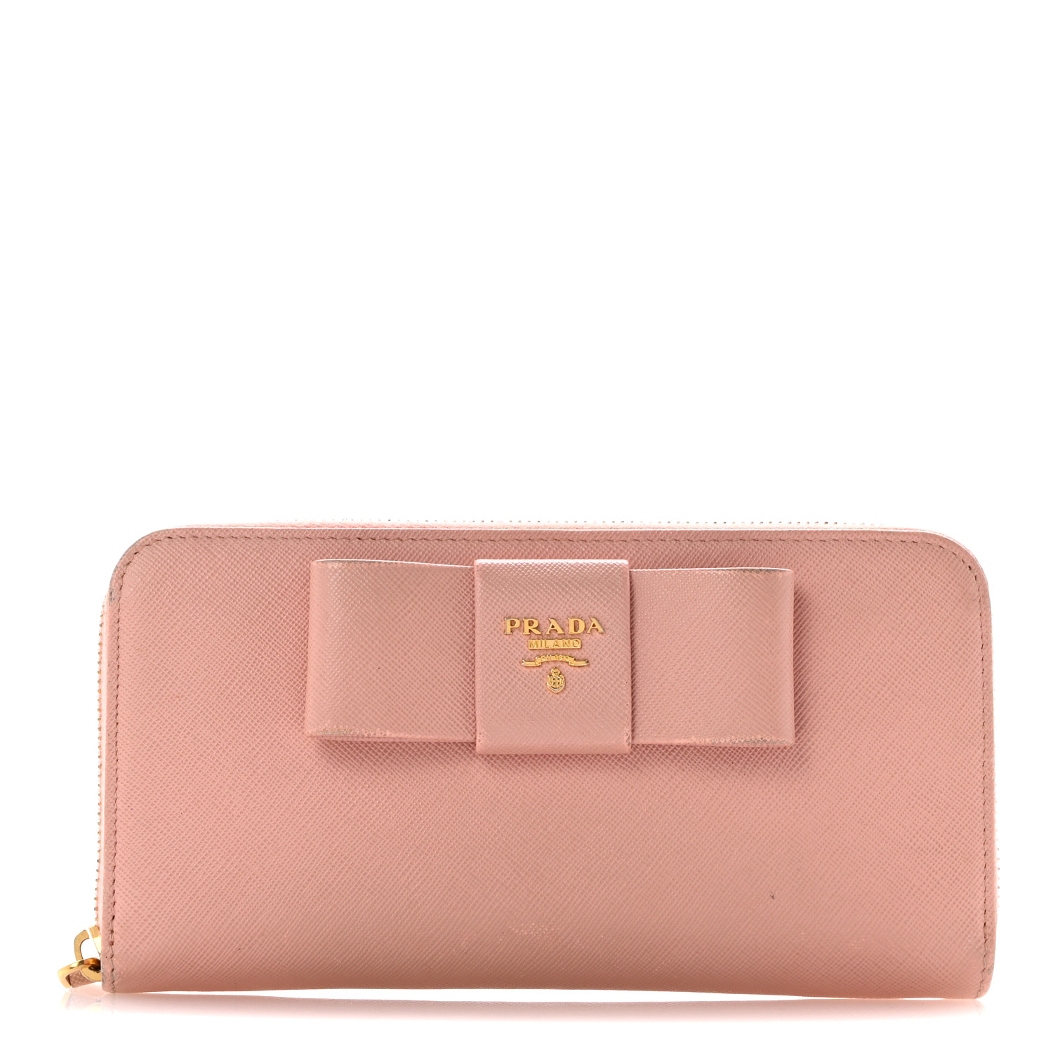 PRADA 長財布 SAFFIANO FIOCCO PRADA Saffiano Fiocco Bow Zip Around Wallet Orchidea 1659791