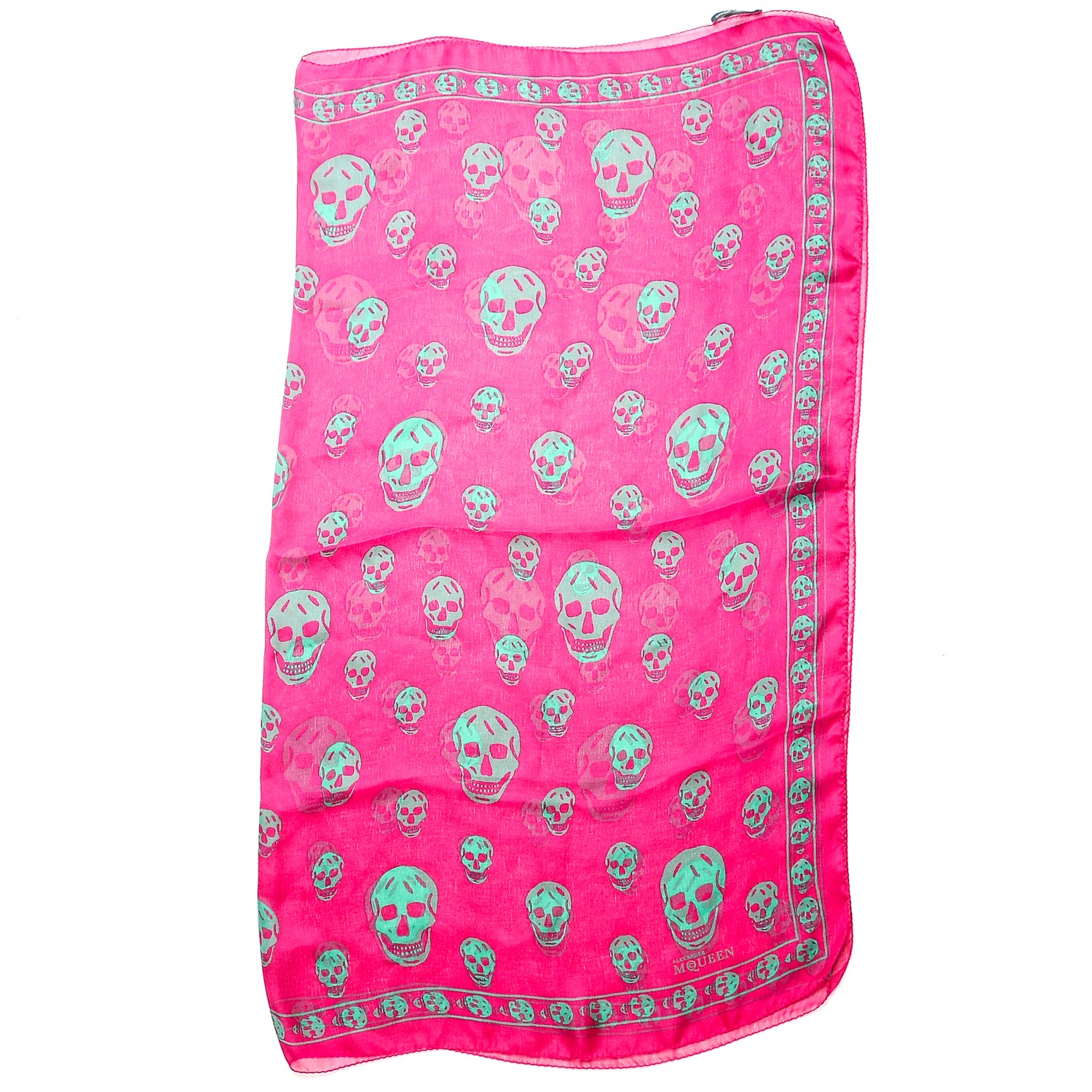 マフラー・ストール ALEXANDER MCQUEEN SEA GREEN SILK FOULARD 楽天市場】アレキサンダーマックイーン スカーフの通販