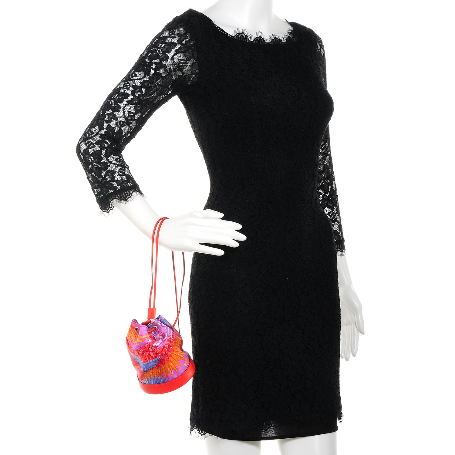 HERMES SOIE COOL FLAMINGO パーティーバッグ【ランクS】 833261623c97ff2292356b709b935d
