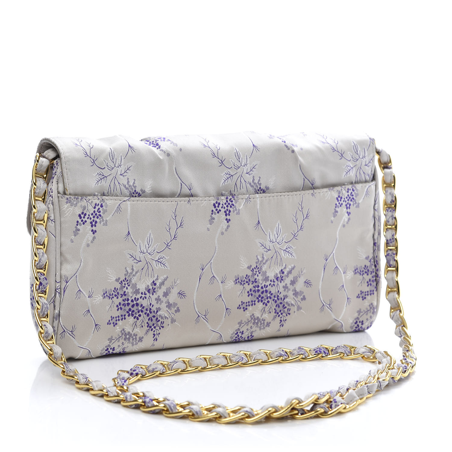 Prada Floral Nylon Shoulder Bag ○ Labellov ○ Buy and Sell
