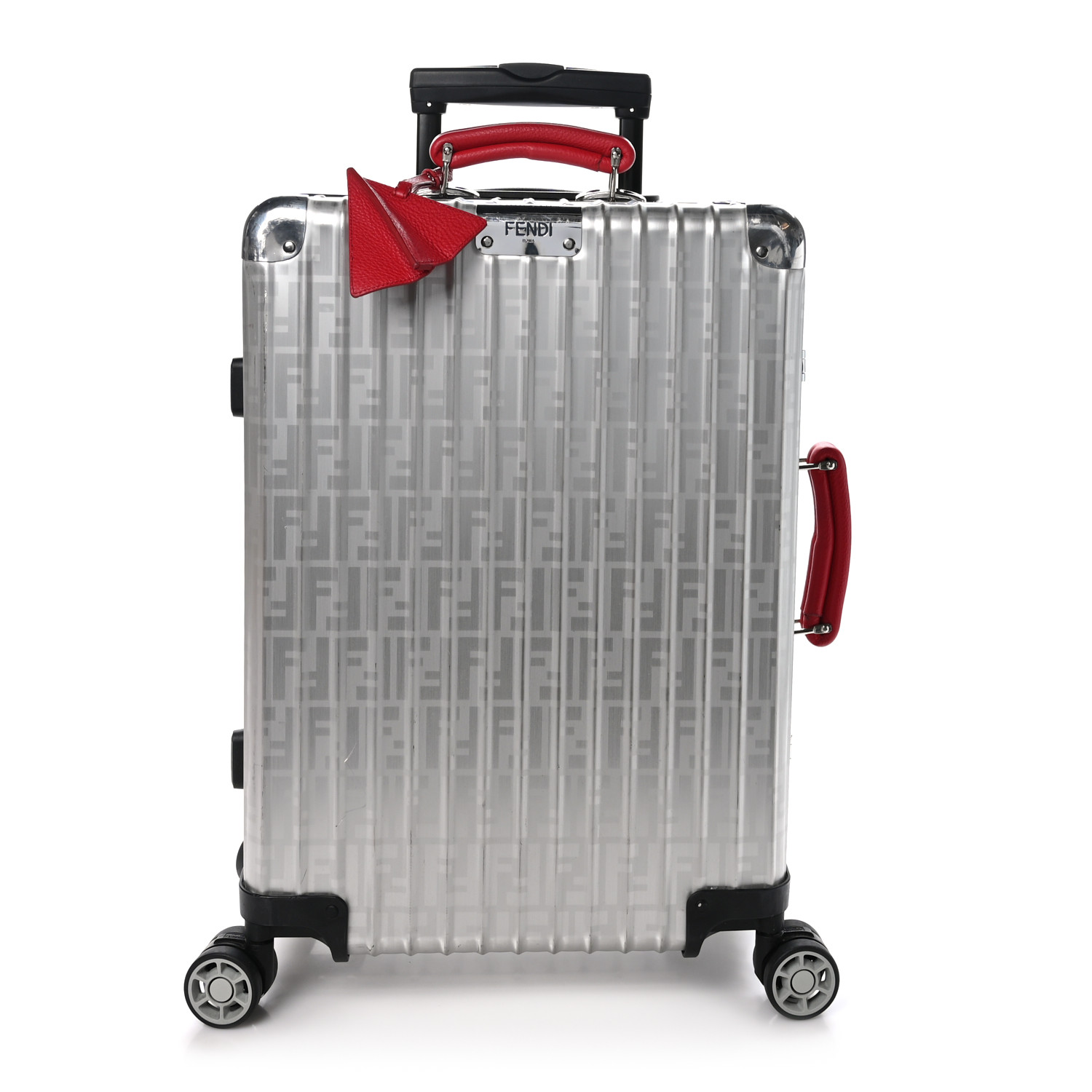 FENDI collaborates with RIMOWA on new aluminum suitcase