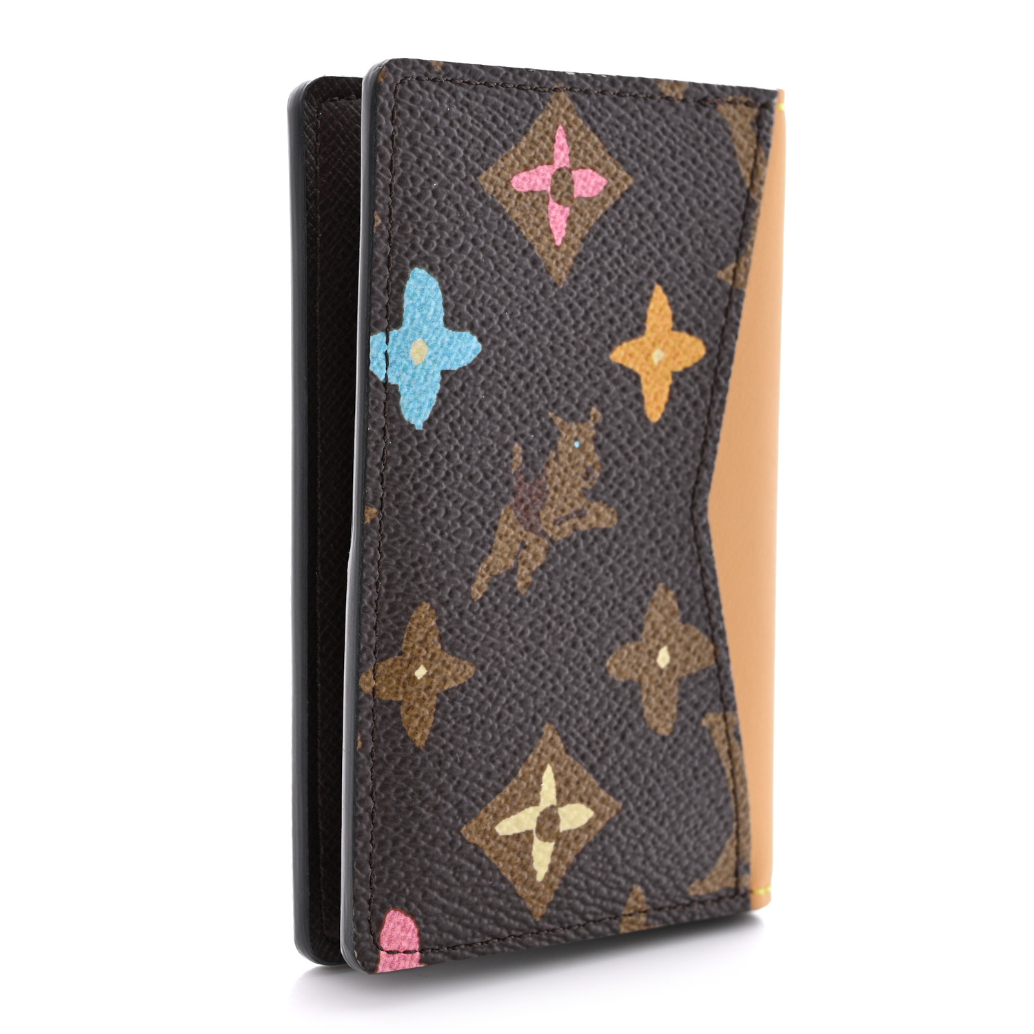 LOUIS VUITTON Monogram Craggy Pocket Organizer Chocolate