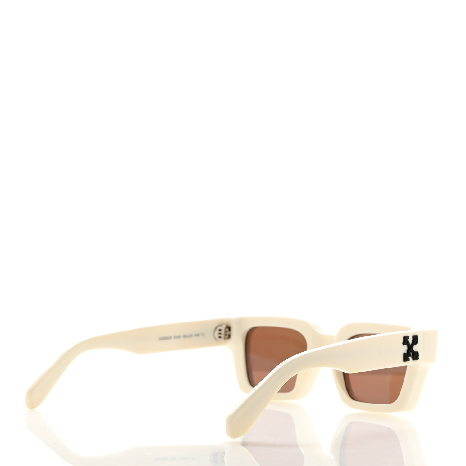 off-white スクエアサングラス Marfa オフホワイト Off-White サングラスmarfa sunglasses ブラック