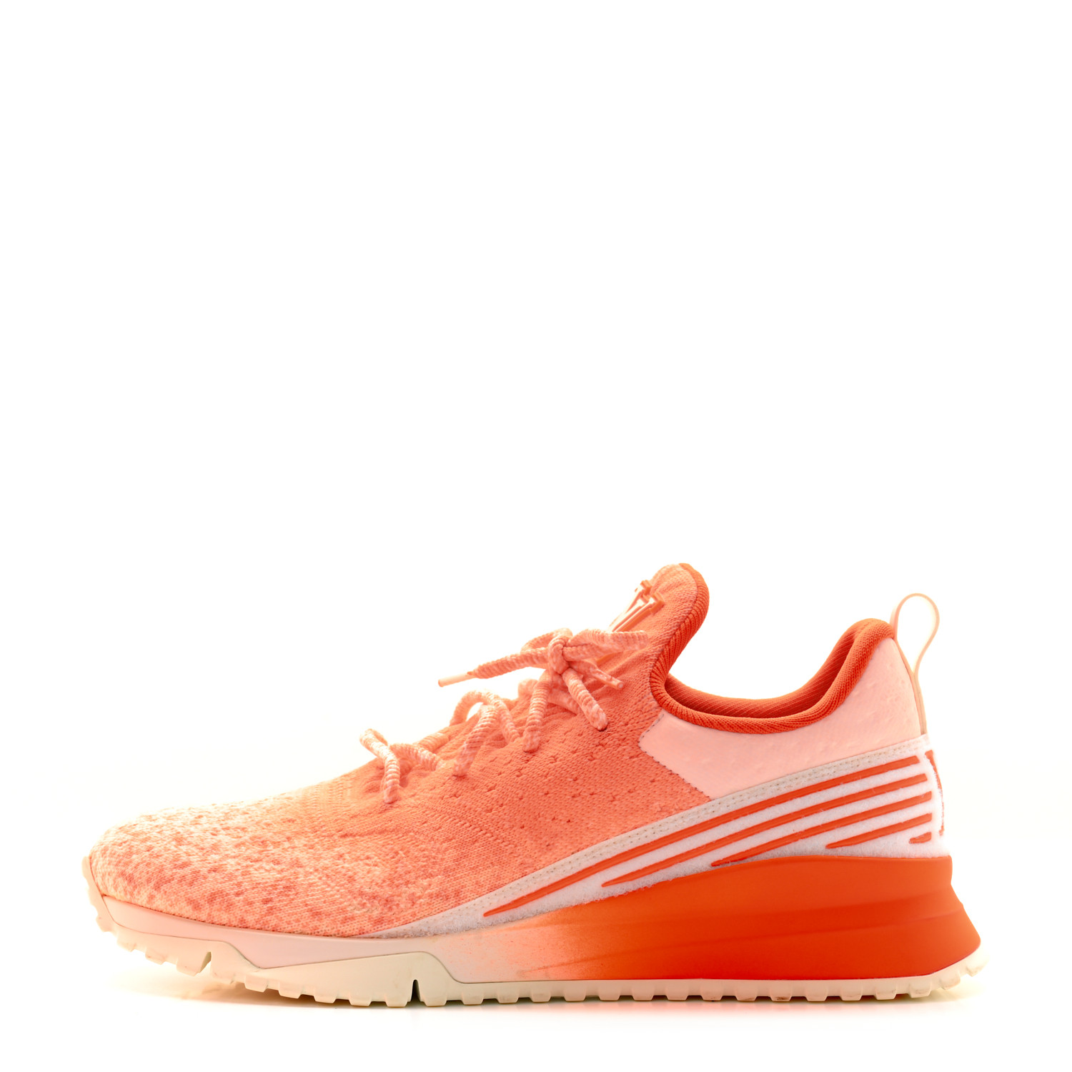 LOUIS VUITTON Technical Knit V.N.R Sneakers 9 Orange 1536202