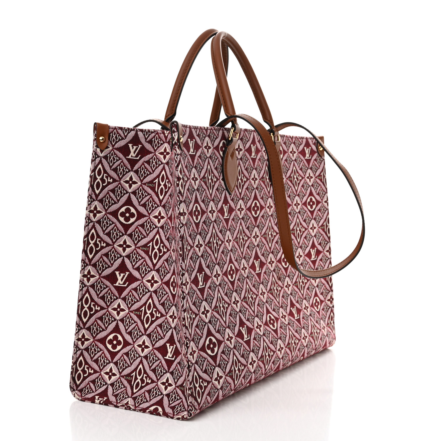 LOUIS VUITTON Jacquard Since 1854 Onthego GM Bourdeaux