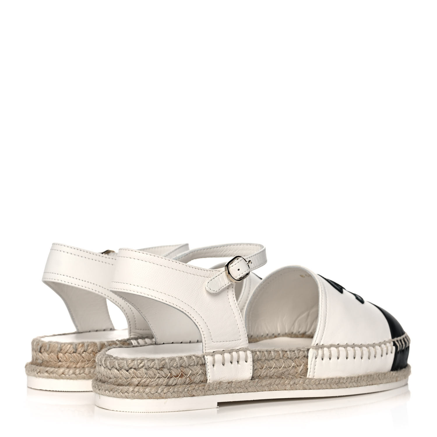 CHANEL エスパドリーユ サンダル 37 ホワイト ESPADRILLES CHANEL エスパドリーユ サンダル 37 ホワイト ESPADRILLES