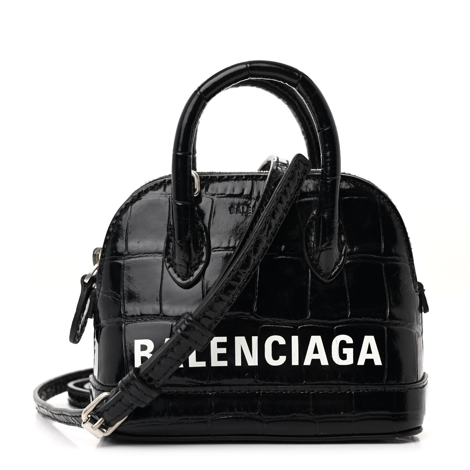 【BALENCIAGA】VILLEトップハンドルバッグ ロゴ Small ブラック Balenciaga Ville Small Logo Calfskin Top-Handle Bag | eBay