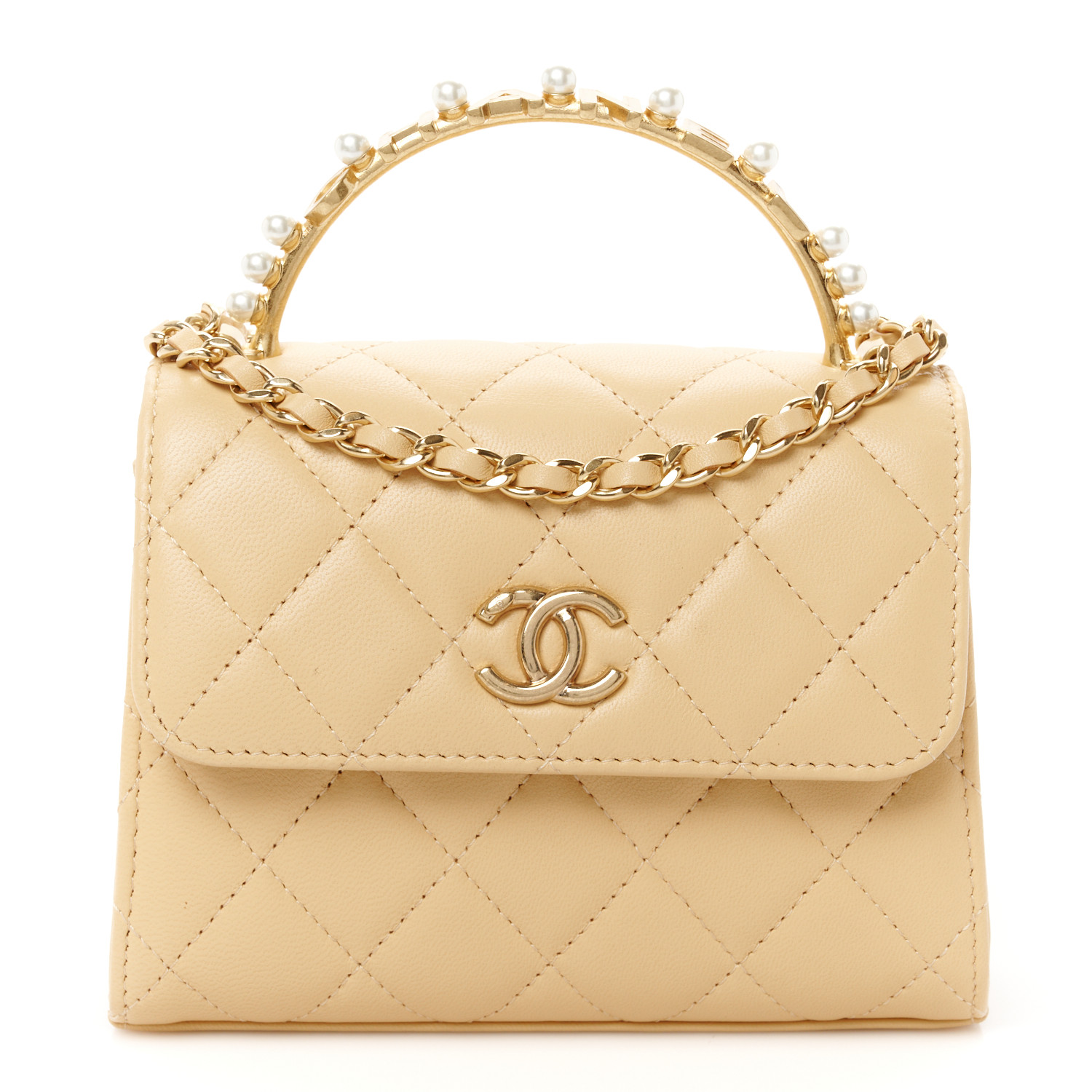CHANEL ベージュ エナメル パーティーバッグ 2300043550790_1_600x600_crop_c