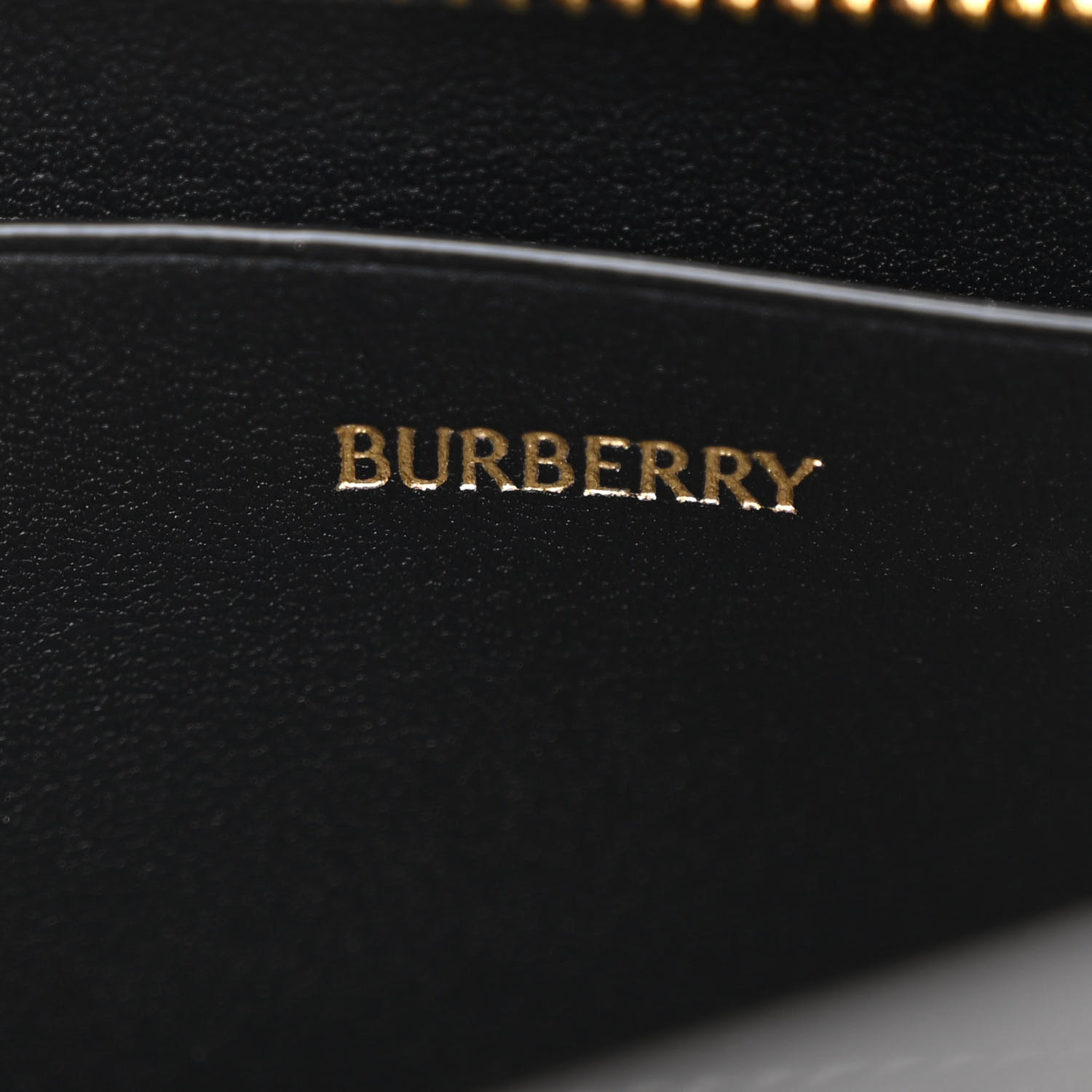 BURBERRY Essential Check Simple Baguette Black Calico